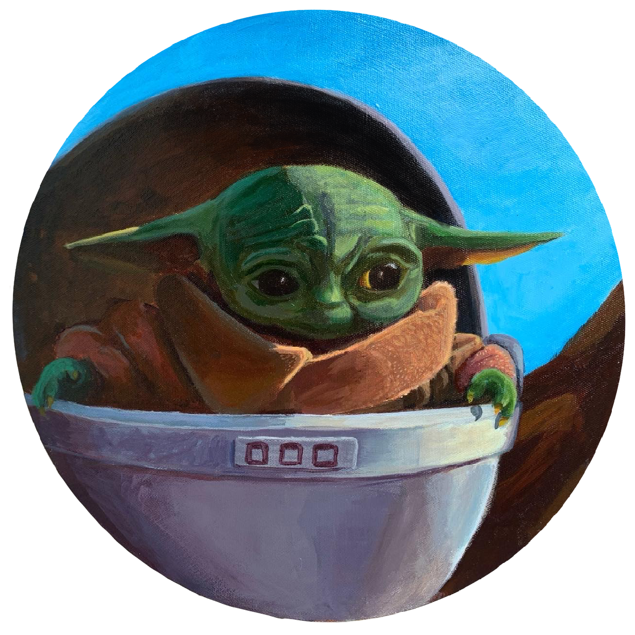 The Child, acrylic 16x16