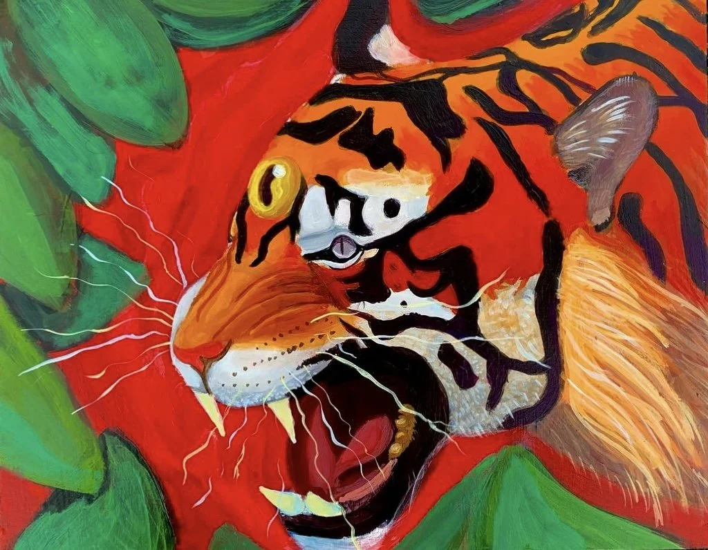 Survivor, acrylic 14x11