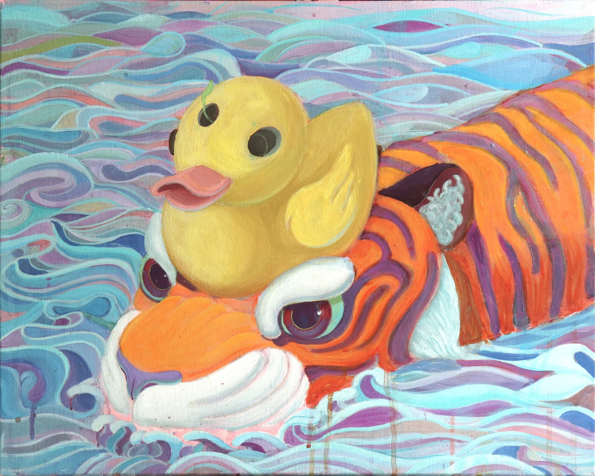 Vitamin Sea, acrylic 20x16