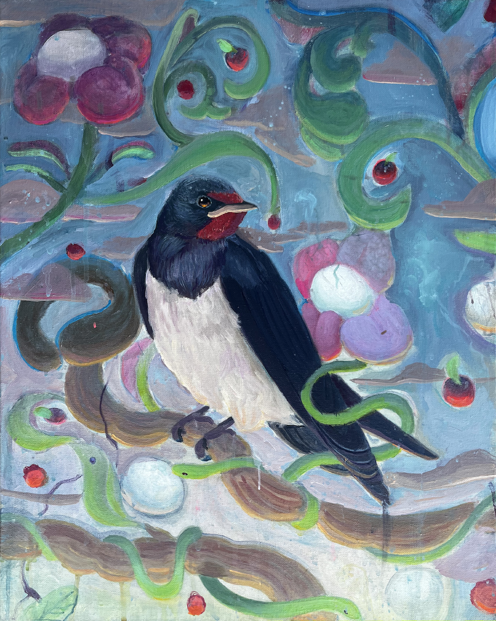 To Chase a Feeling, acrylic 16x20