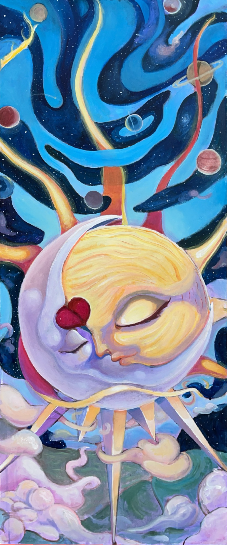 Sojourn, acrylic 20x48