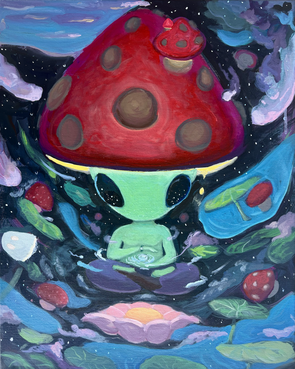 Immaculate Constellation, acrylic 16x20