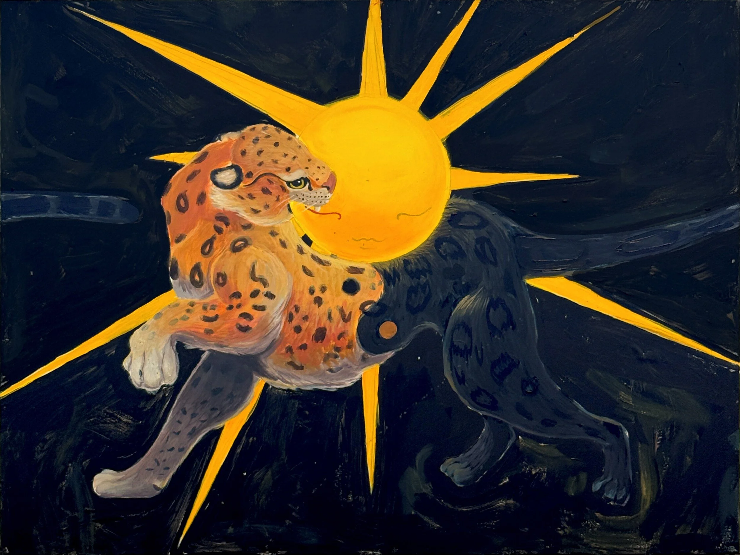 Sol Eater, acrylic on canvas, 40x30