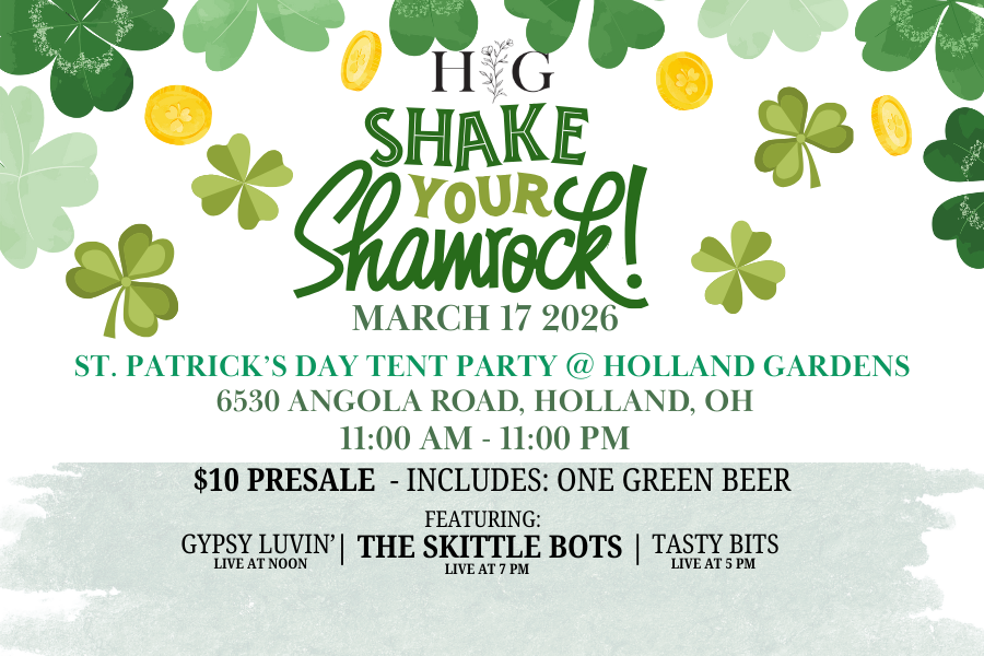 Shake Your Shamrock - Tented St. Patrick's Day Party