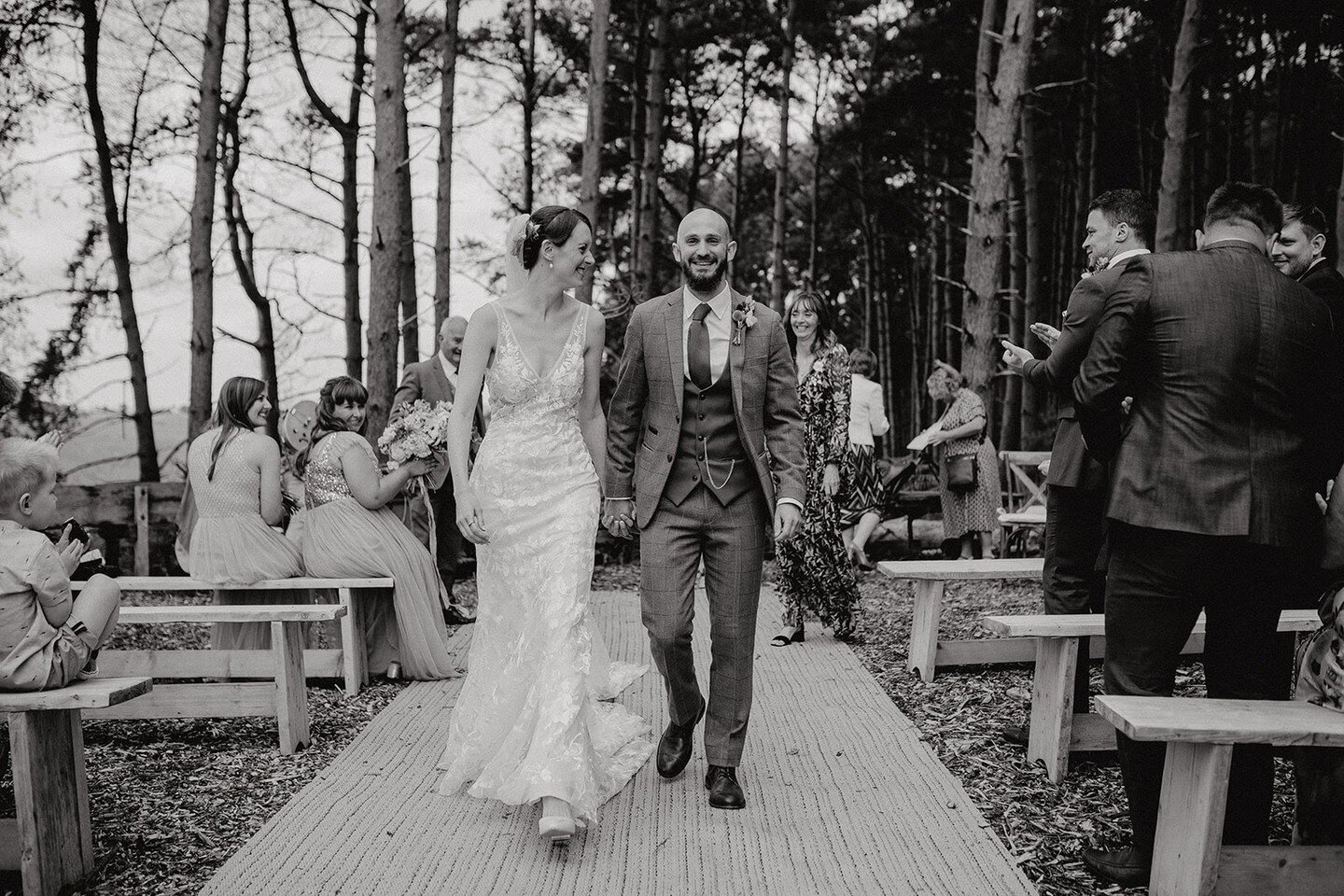 This is what getting married outside feels like!
Lots of venues across the UK offer it now, so as long as there is a wet weather plan in place (it is still the UK...) why not opt for getting married in the fresh air!
A&R chose The Bridal Barn