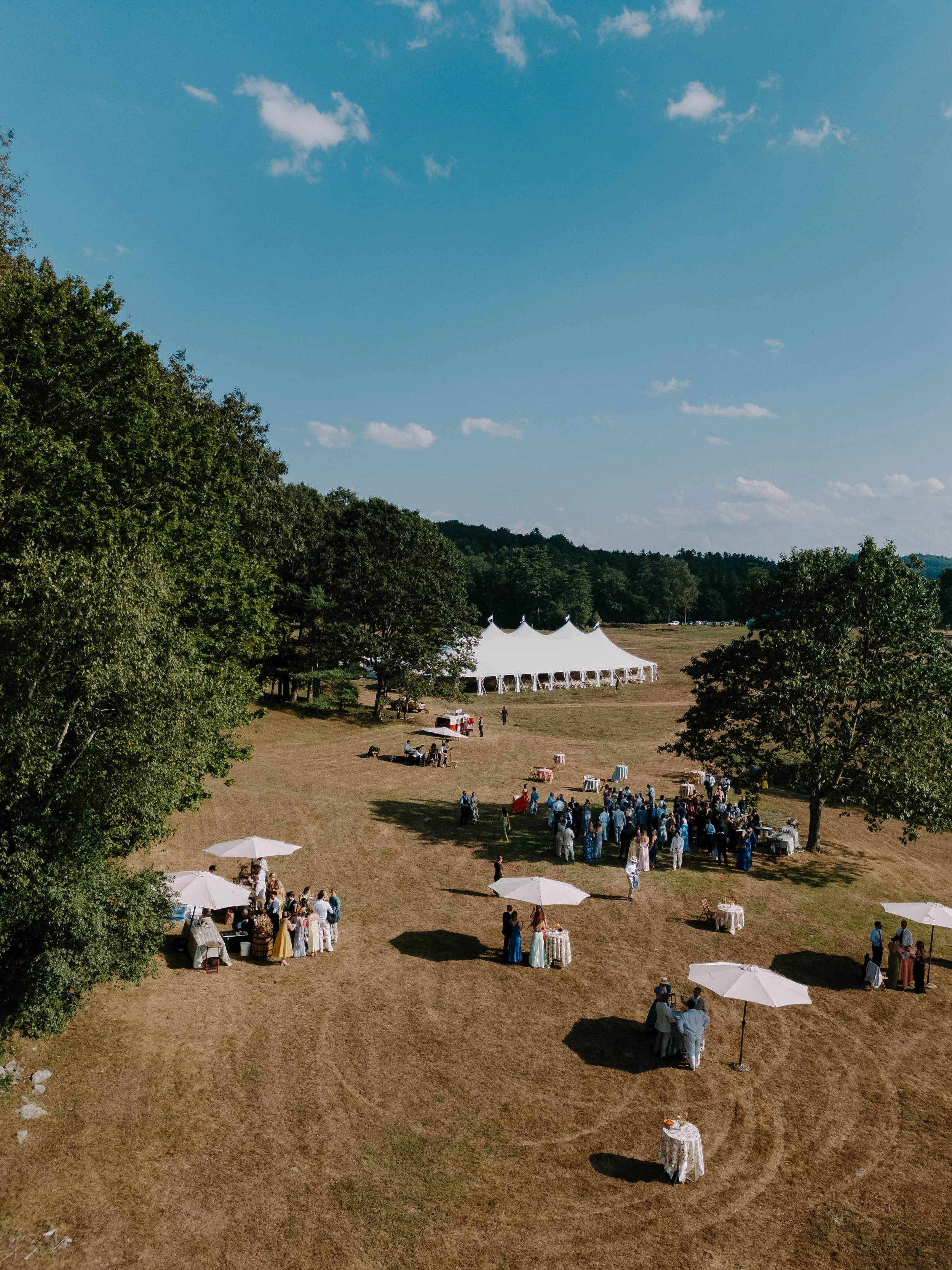 A Colorful August Wedding Weekend at a Beloved Family Farm in Norwich, Vermont