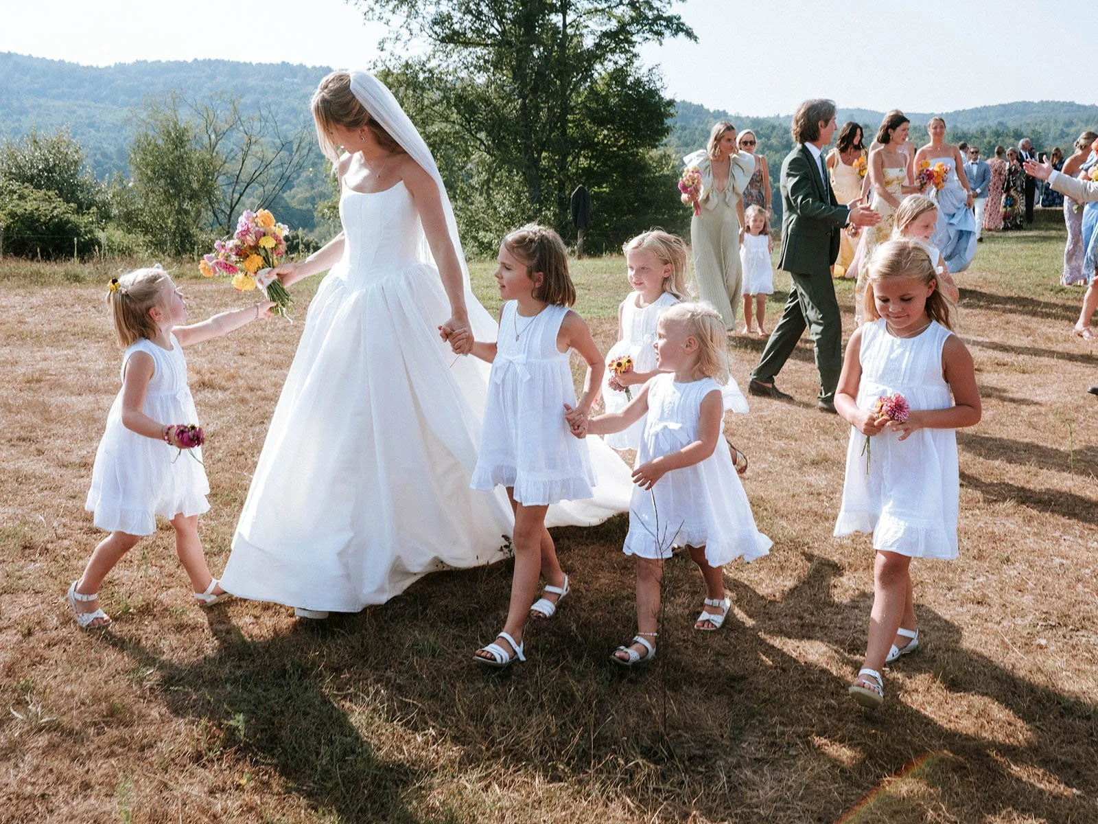 A Colorful August Wedding Weekend at a Beloved Family Farm in Norwich, Vermont