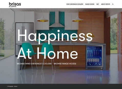 Brisas Wine Fridge by Zephyr Inspired by Destination Eichler’s Home Kitchen