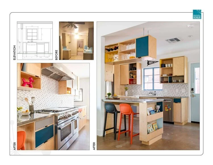 From elevation drawing to finished room