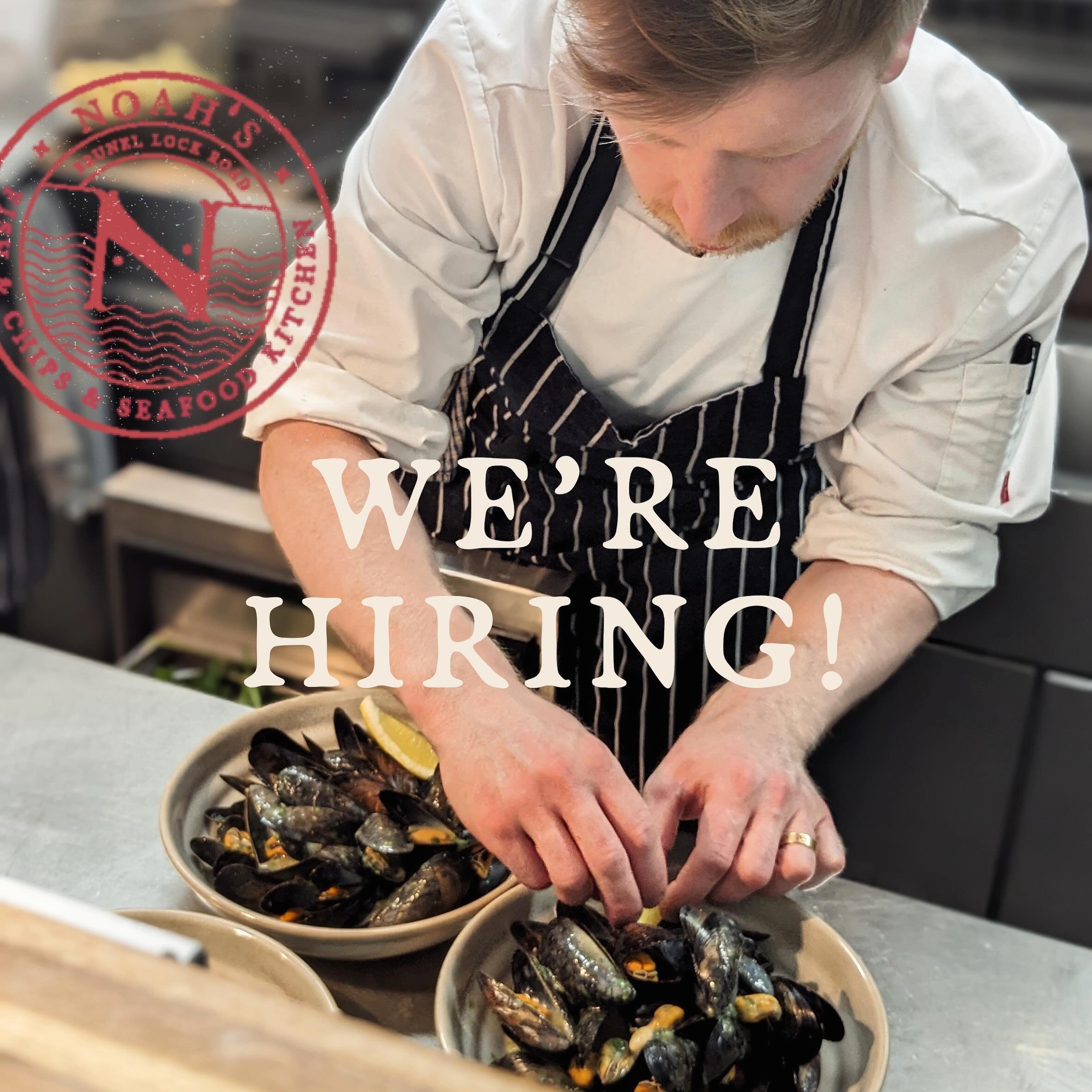 🌊 Join our team in Bristol! 🌊

With our new outdoor terrace coming very soon, we&rsquo;re on the lookout for more team members to join the Noah&rsquo;s family.

We&rsquo;re recruiting:

🔪 Chef de Partie
🥂 Front of House 

As a family-run busin