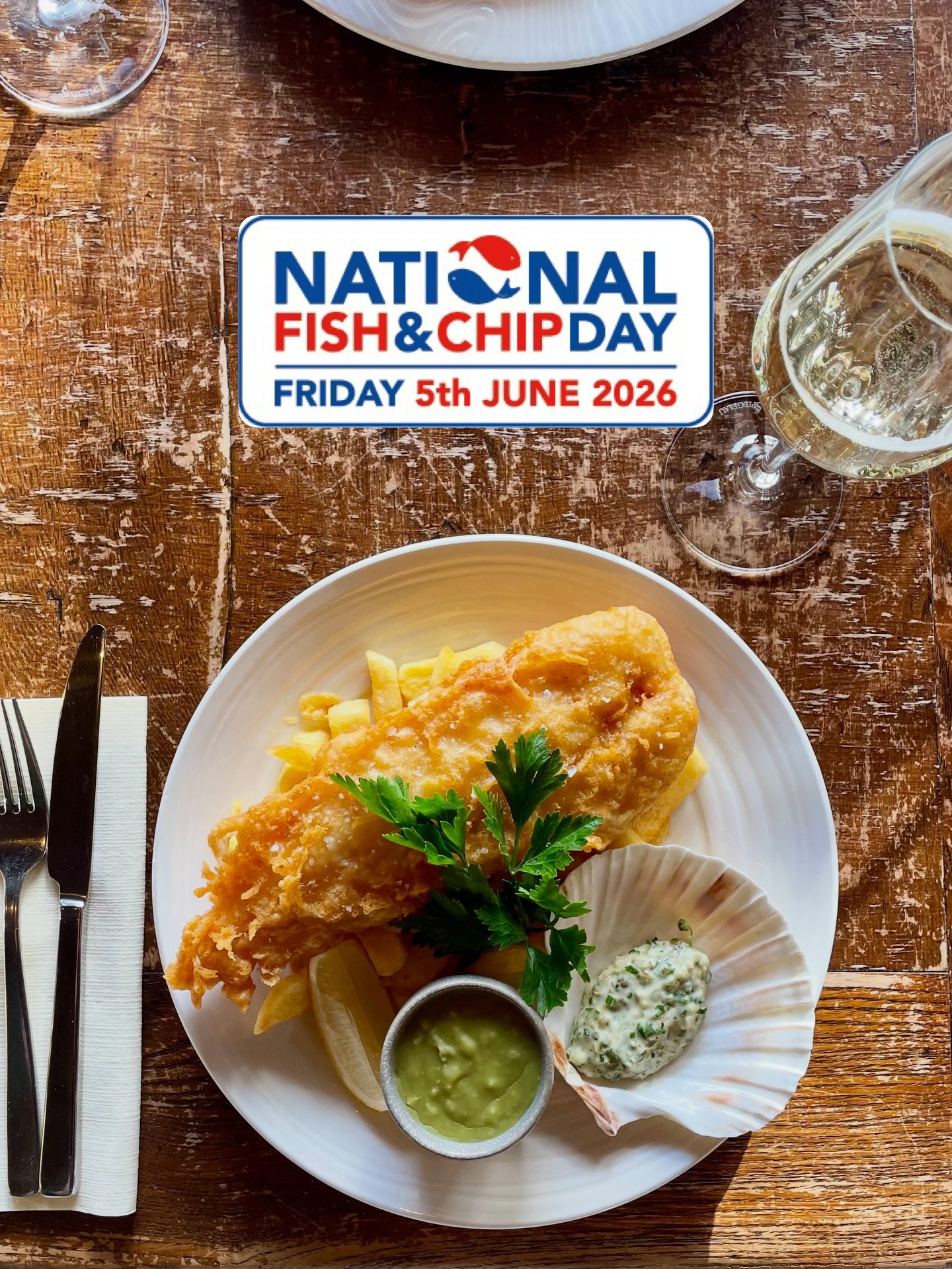 🎣 NATIONAL FISH &amp; CHIP DAY GIVEAWAY 🎣

To celebrate the nation&rsquo;s favourite dish, we&rsquo;re giving one lucky guest the chance to win a meal for two at Noah&rsquo;s 🍽️✨

Here&rsquo;s how to enter:

🐟 Order fish &amp; chips today
🇬?