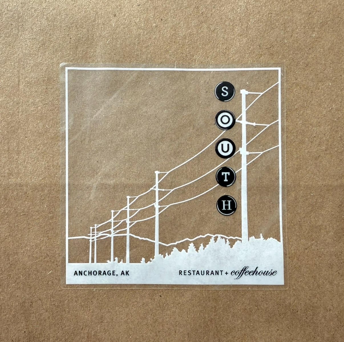 SOUTH Powerline Sticker
