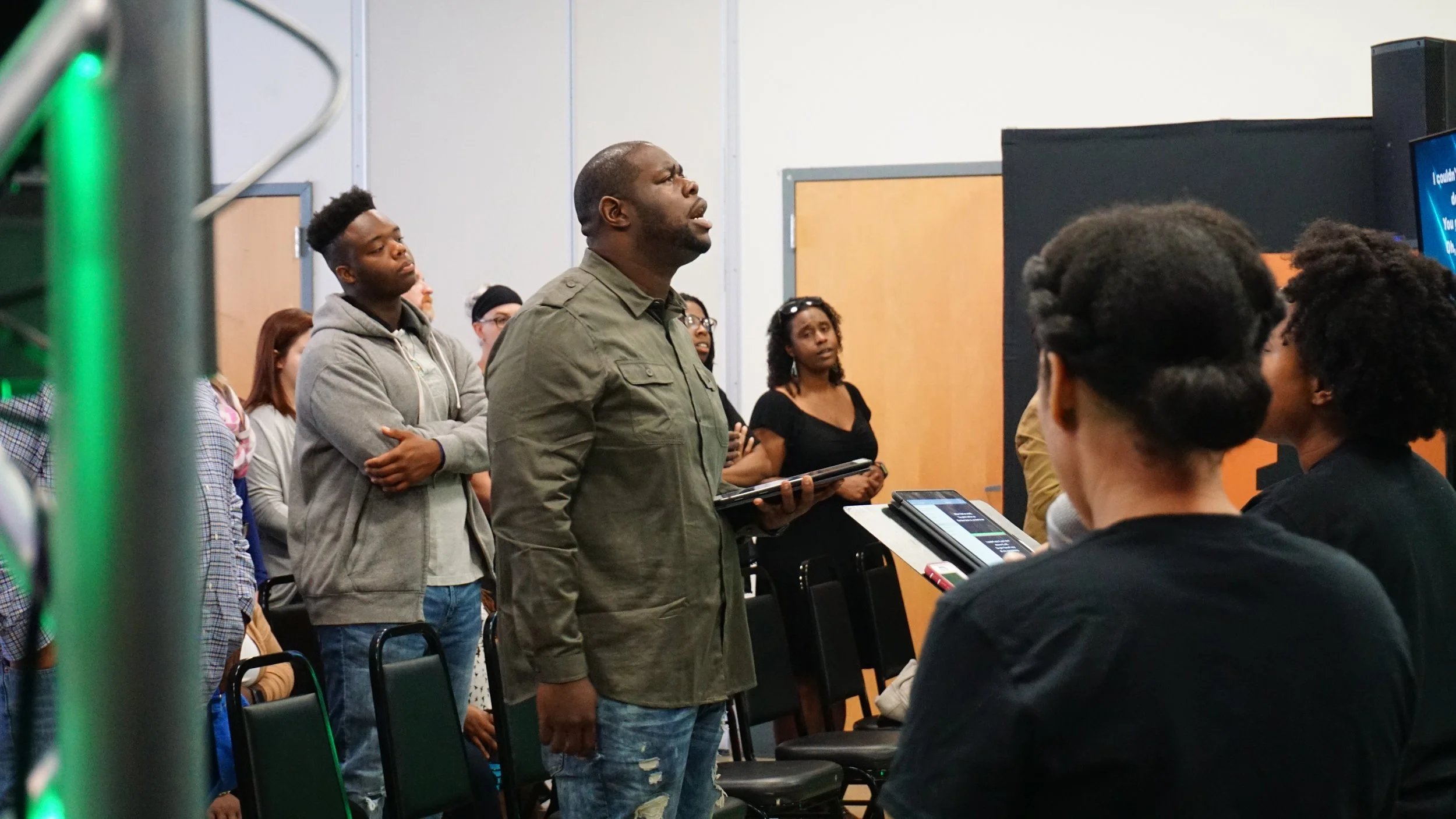 urban church plant launch service