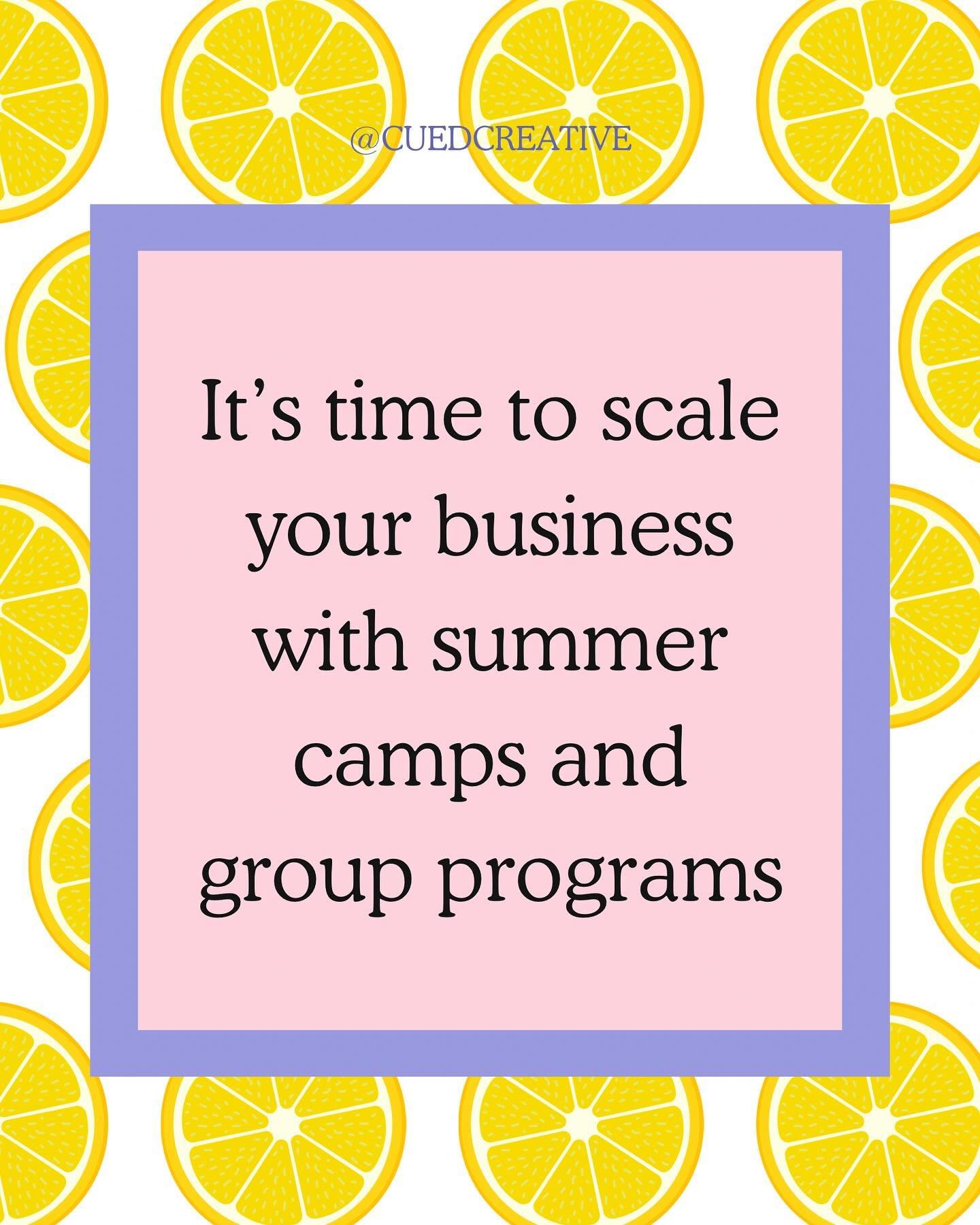 ☀️ You&rsquo;ve been asking about how to start running groups, so we cranked this course out just in time for summer! 

✅ Summer camps
✅ Workshops
✅ Parent coaching
✅ Enrichment programs
✅ Therapeutic groups
✅ Social / special interest groups
✅ Commu