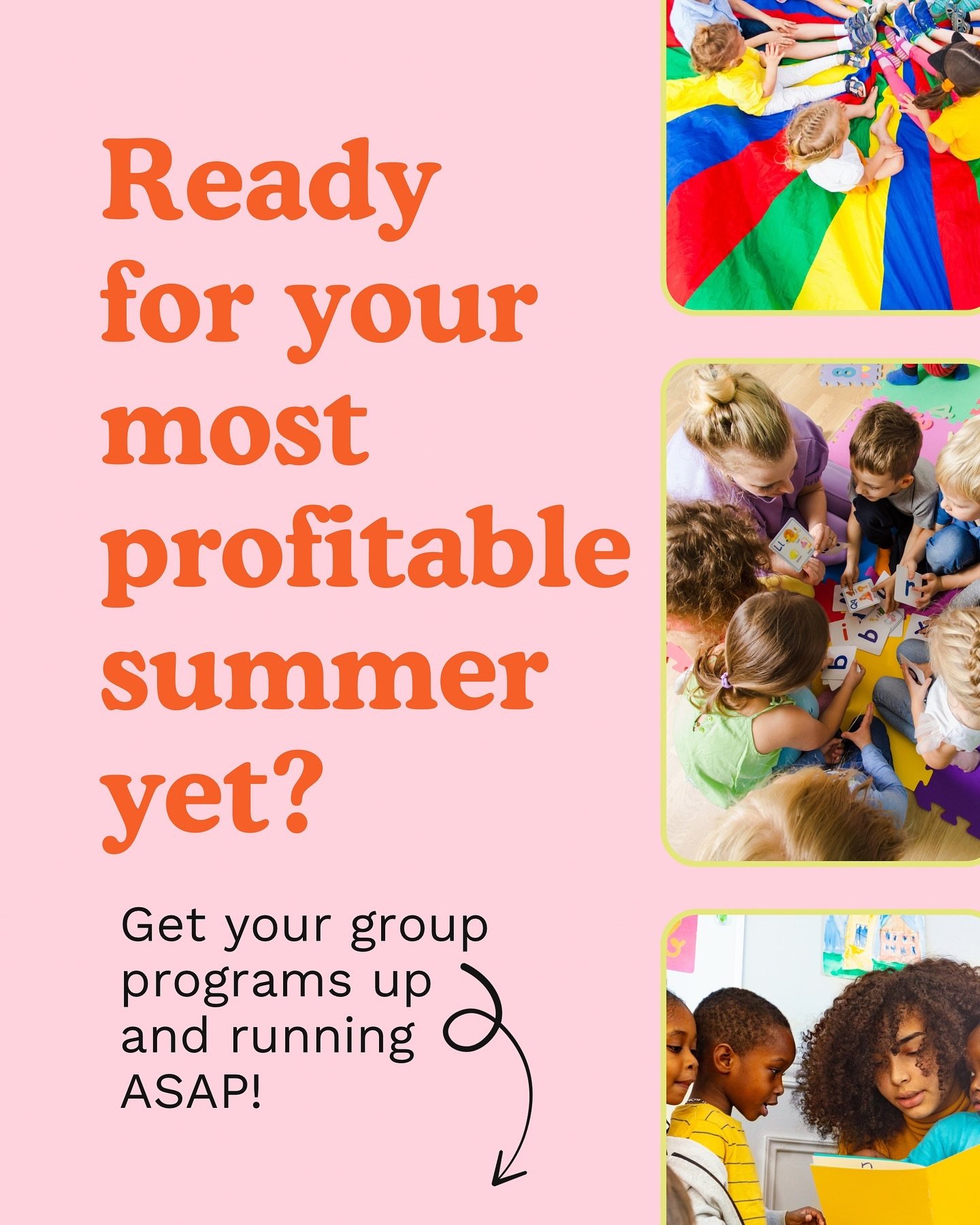 🤩 Let&rsquo;s skip the summer slump, shall we?

✨ Group programs will help you fill gaps in your schedule, get more people in the door, and establish revenue that is NOT dependent on attendance. 

🤯 WAIT, not dependent on attendance?!?! 

💪🏾 YEP,