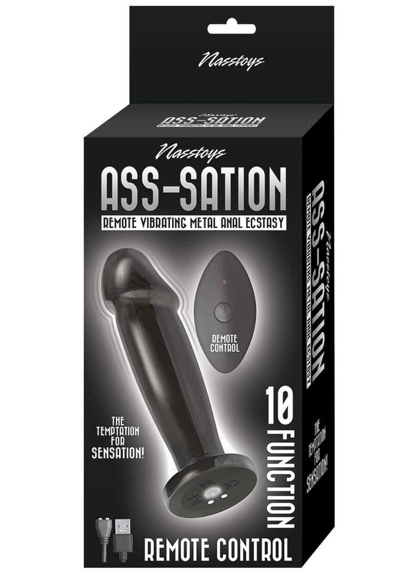 Ass-Sation Vibrating Metal Anal Ecstasy with Remote Control - Black.jpg