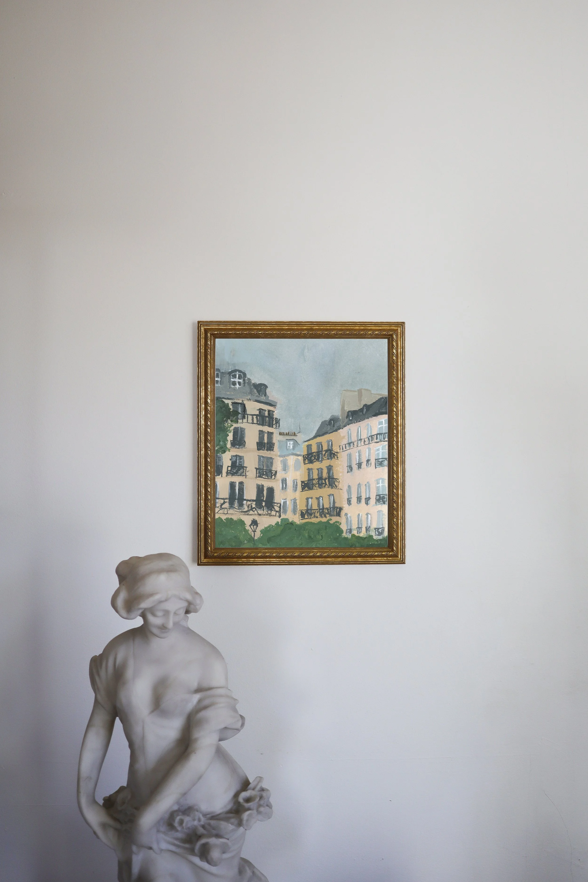 french cityscape painting