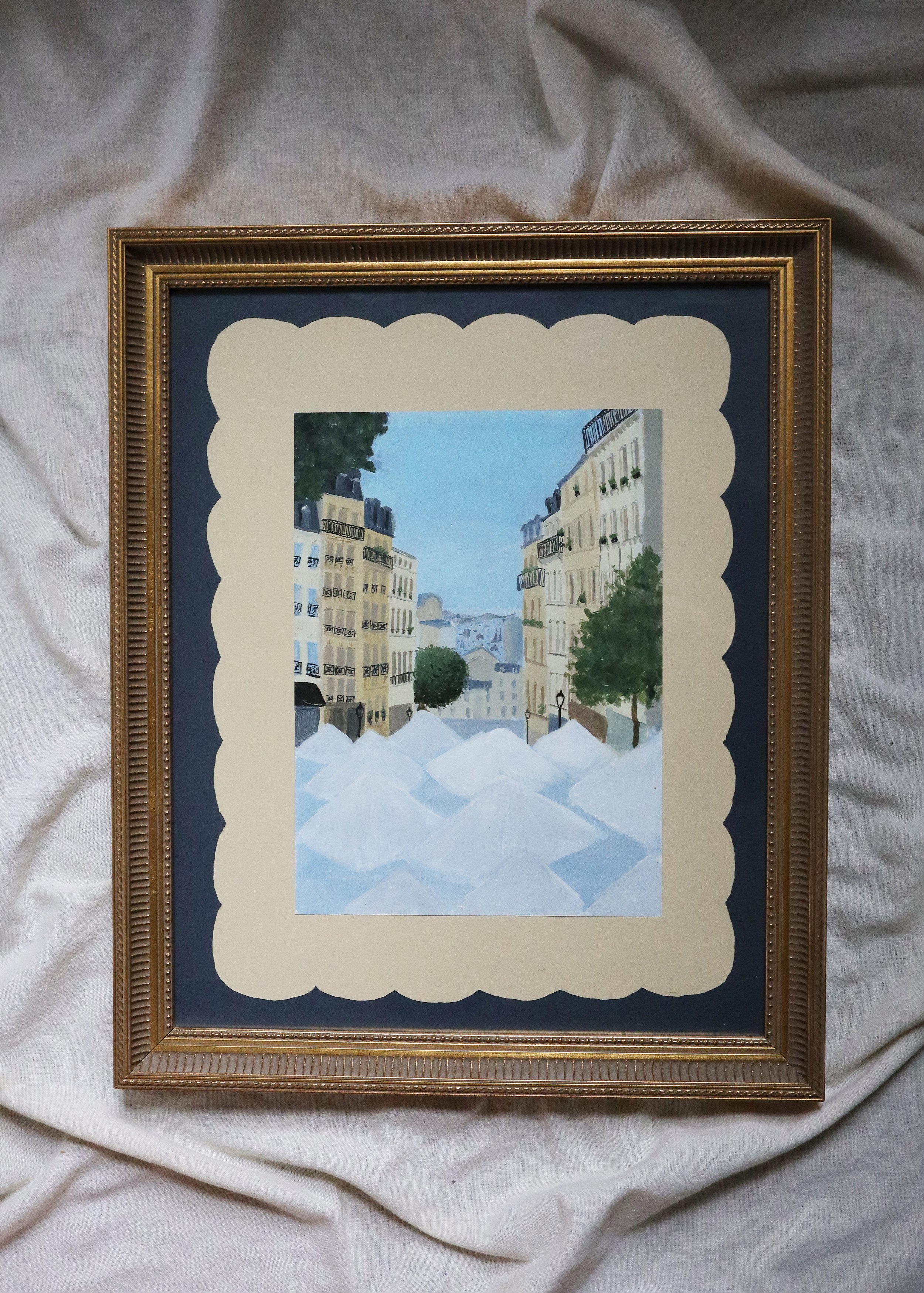 french cityscape painting