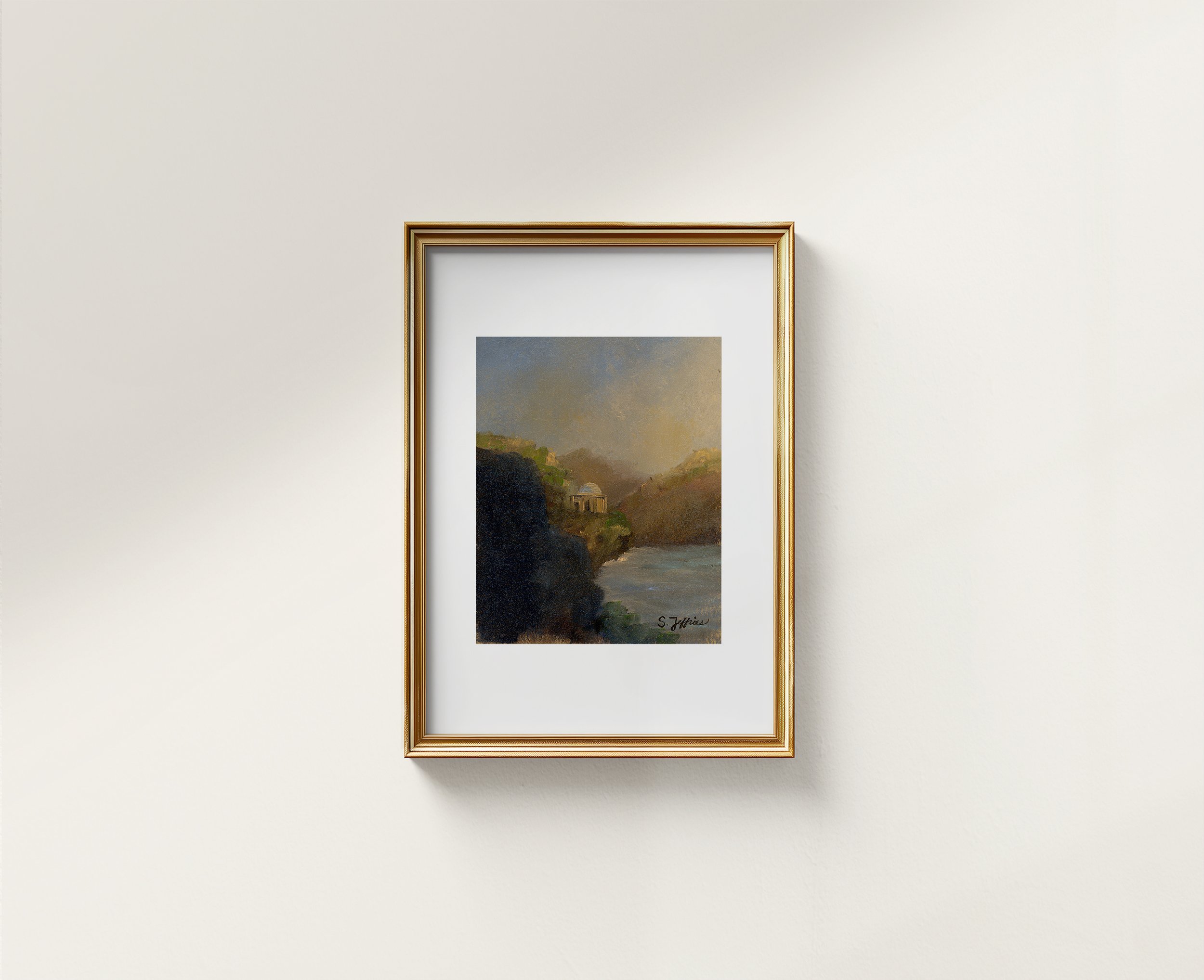 Kleiner Temple of Apollo in Stourhead _gold frame.jpg