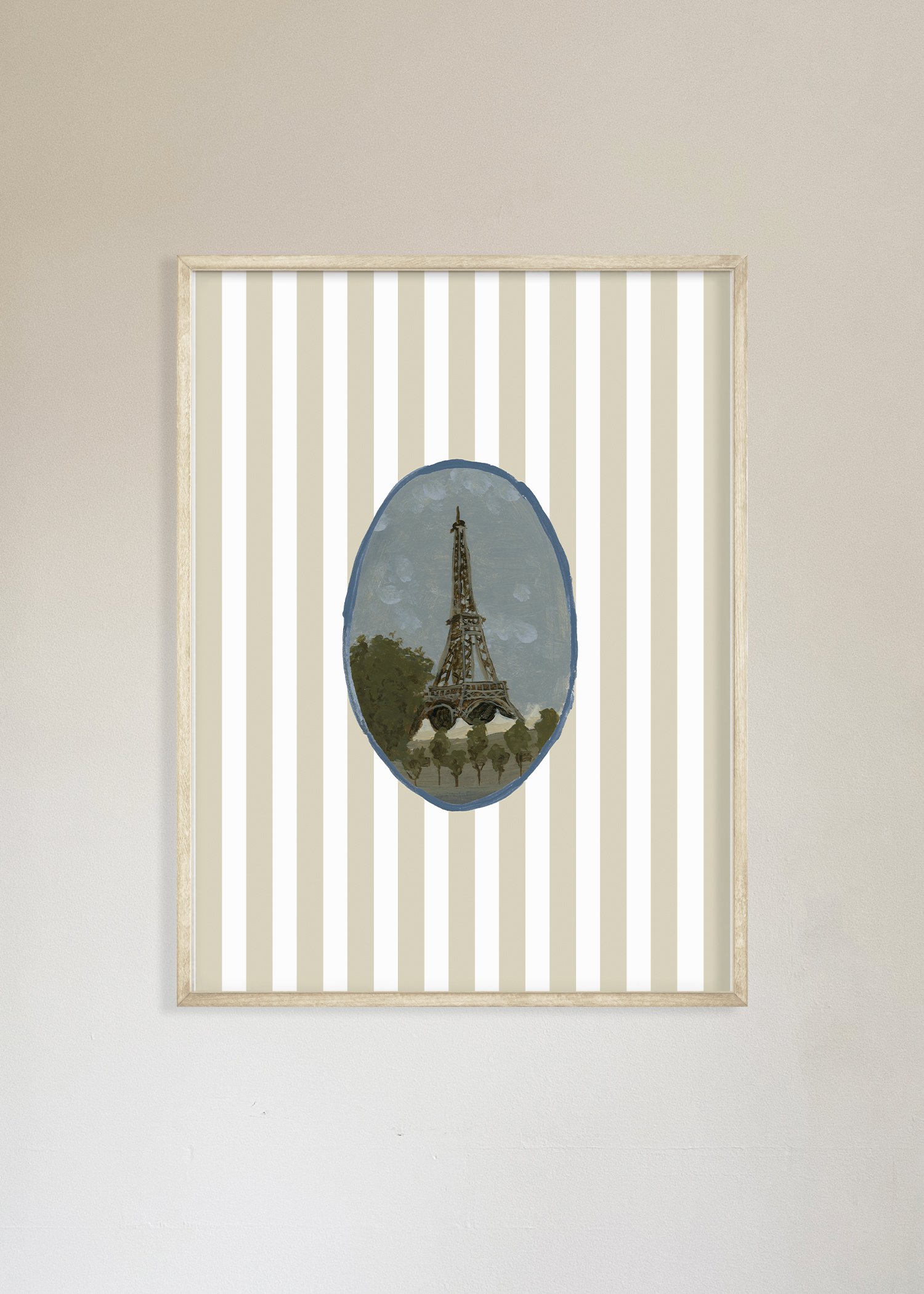 Eiffel_StripePattern_16x20-wood-frame.jpg