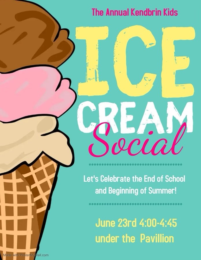 Ice Cream Social flyer