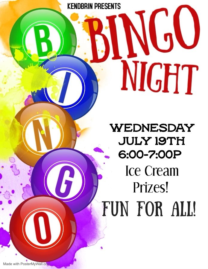 Bingo Night flyer