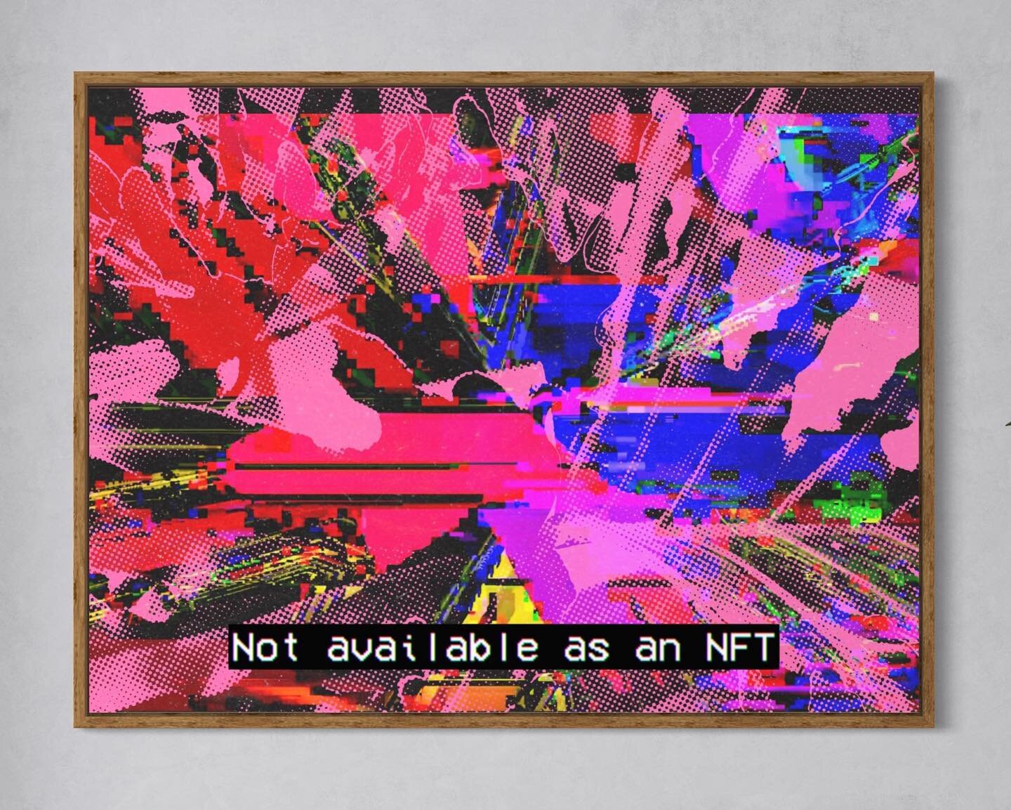 NOT available as an NFT
.
.
#abstract #abstractart #abstractpainting #artcollector #arte #artgallery #artist #artistsoninstagram #glitchart #glitch #artoftheday #artwork #contemporaryart #contemporaryartcollector #contemporaryartcollectors #contem