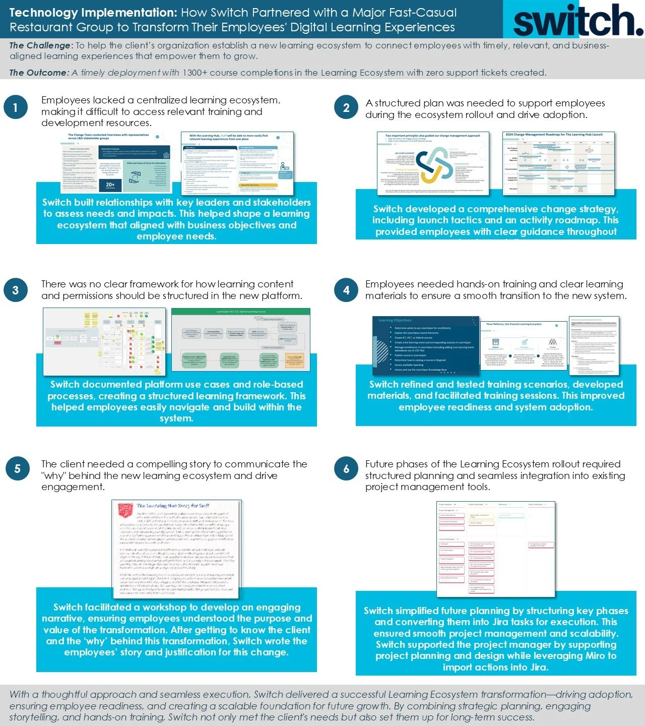 Maximizing Value from System Implementations and Integrations — Switch
