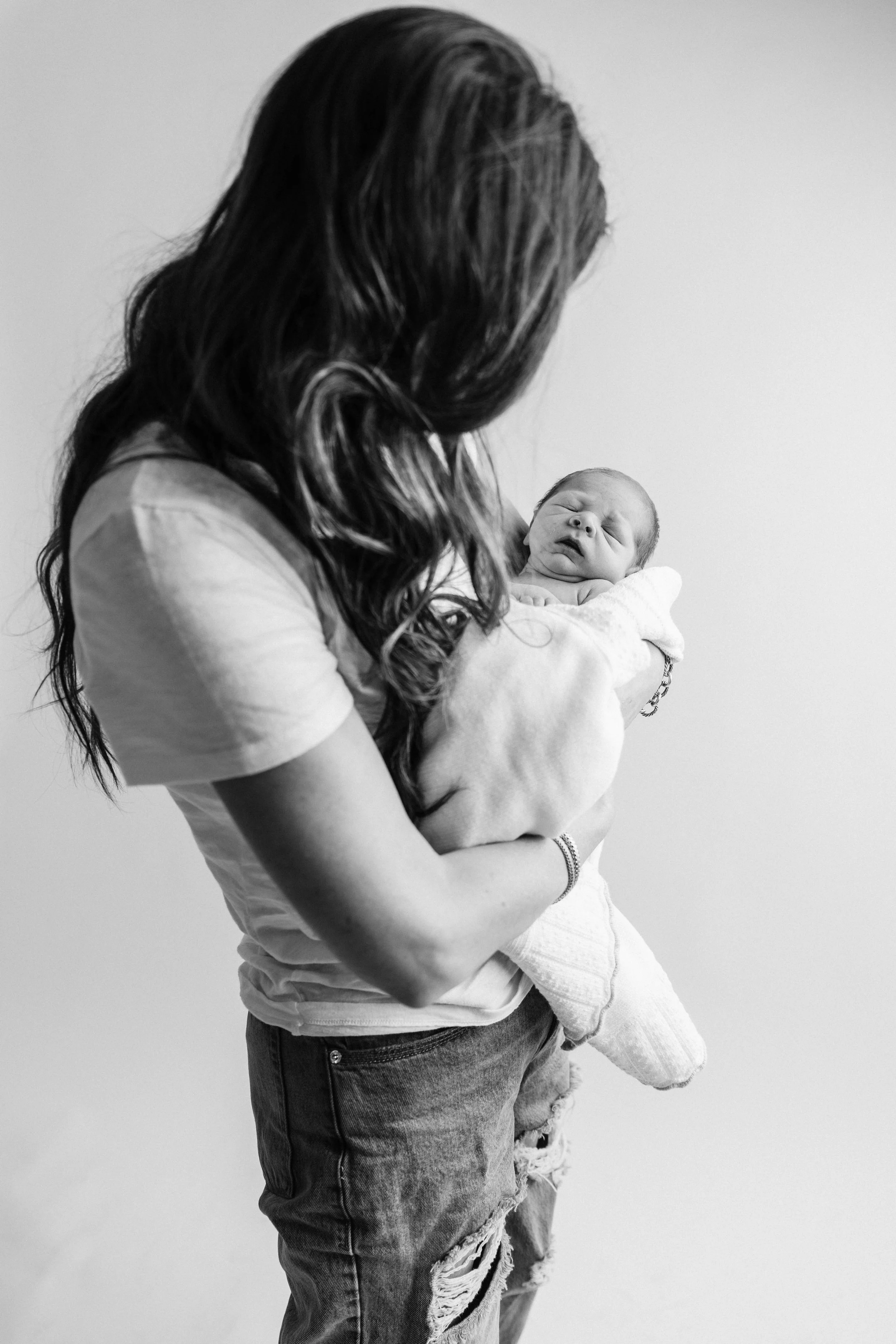 Lifestyle & Studio Newborn photography Madison, MS