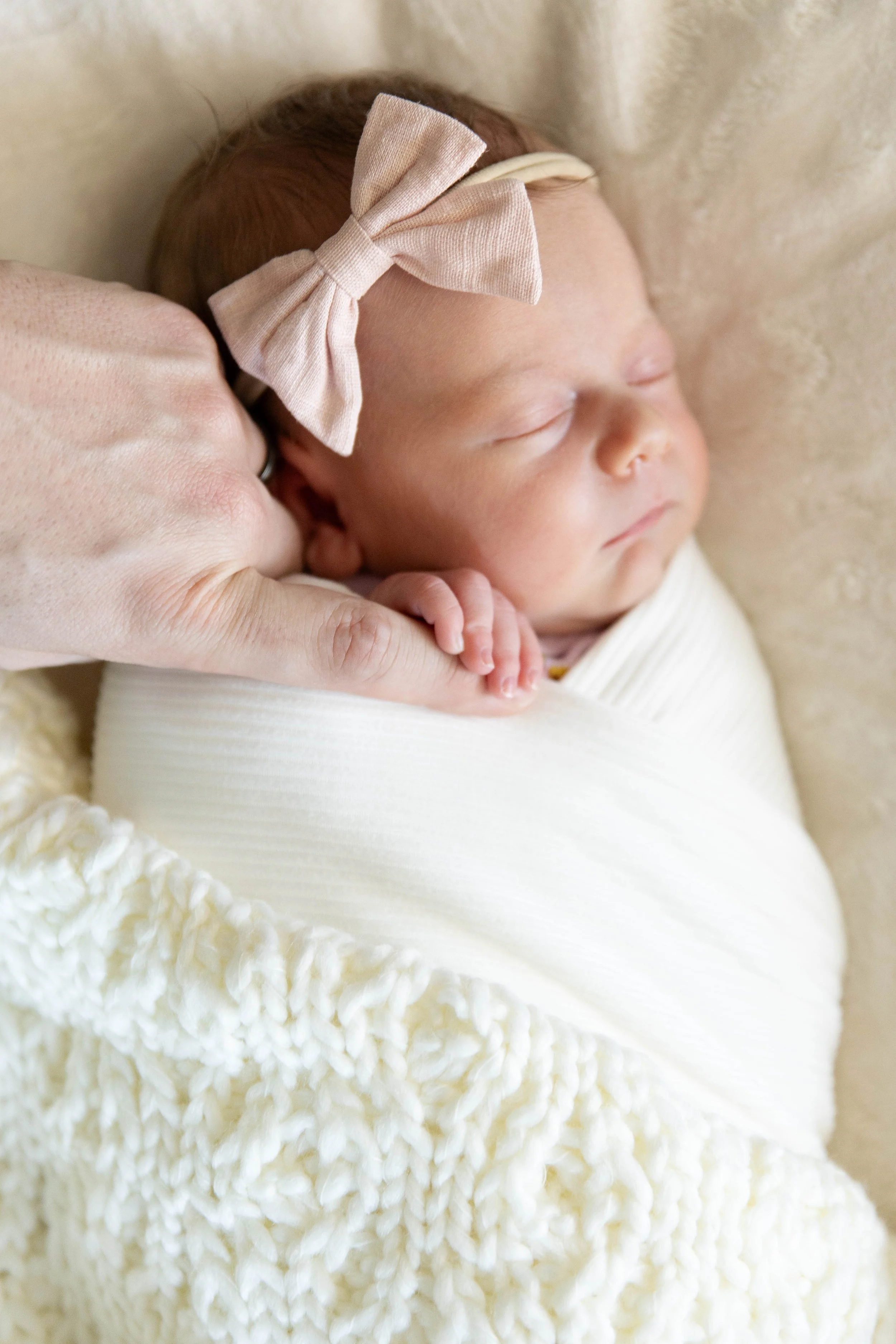 Lifestyle & Studio Newborn photography Madison, MS