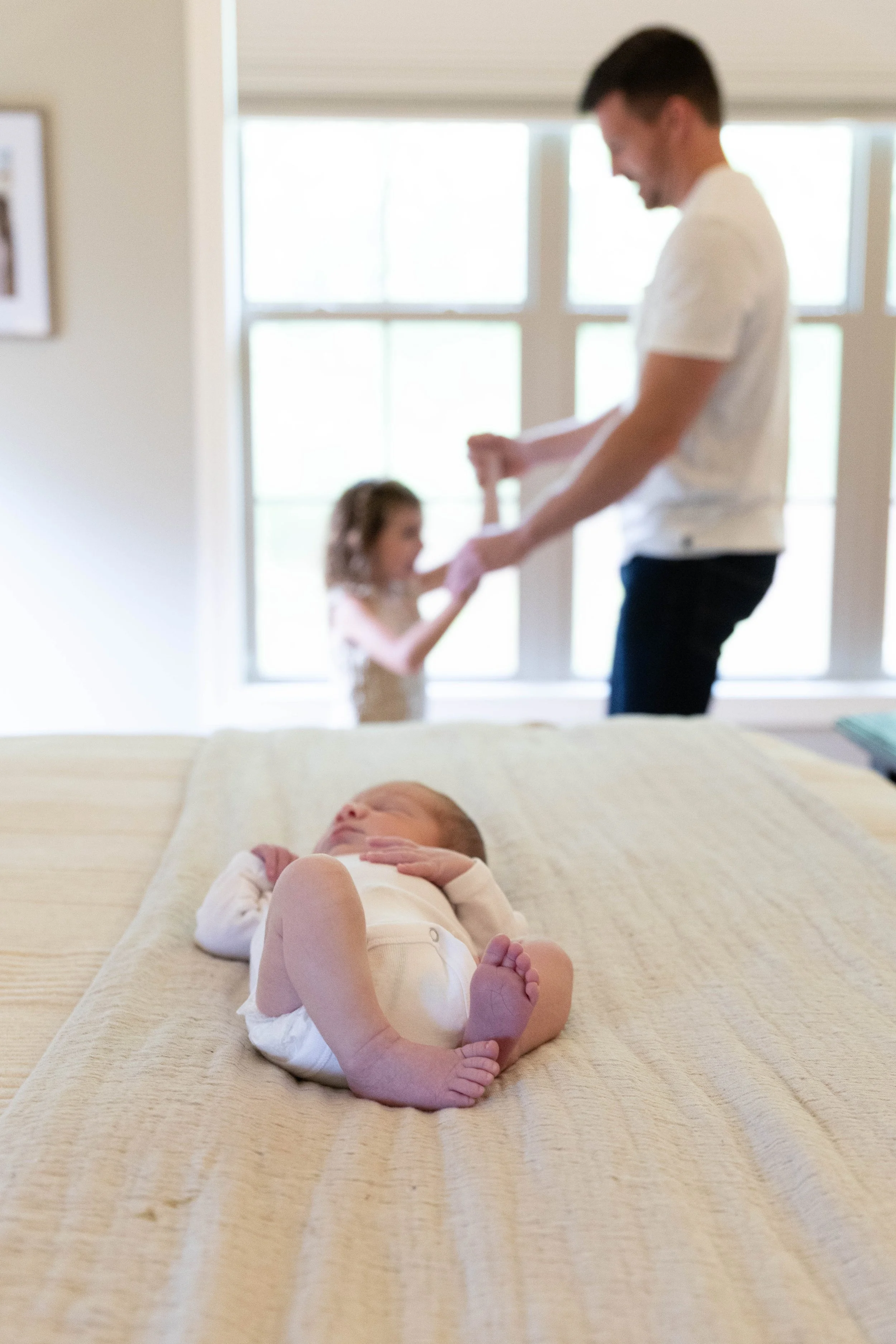 Lifestyle & Studio Newborn photography Madison, MS