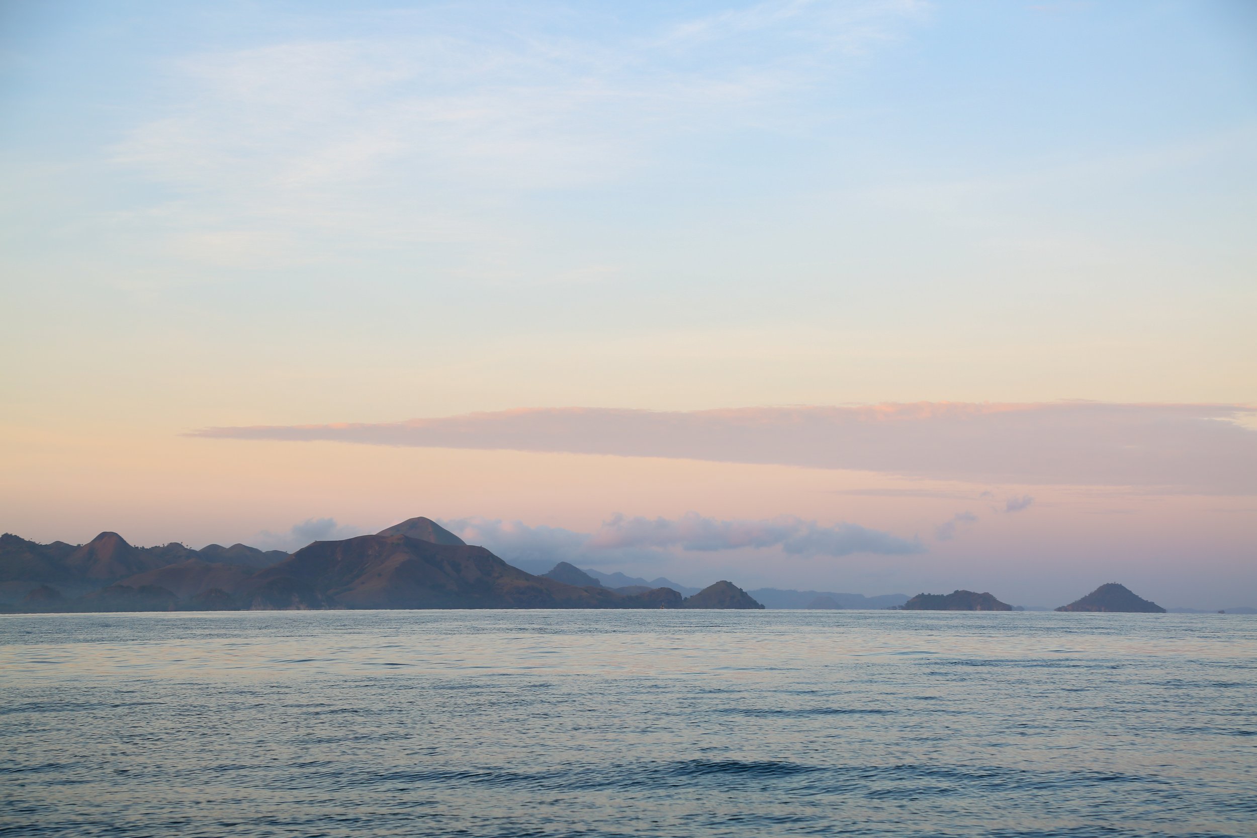 Sunrise in Labuan Bajo, Flores.
