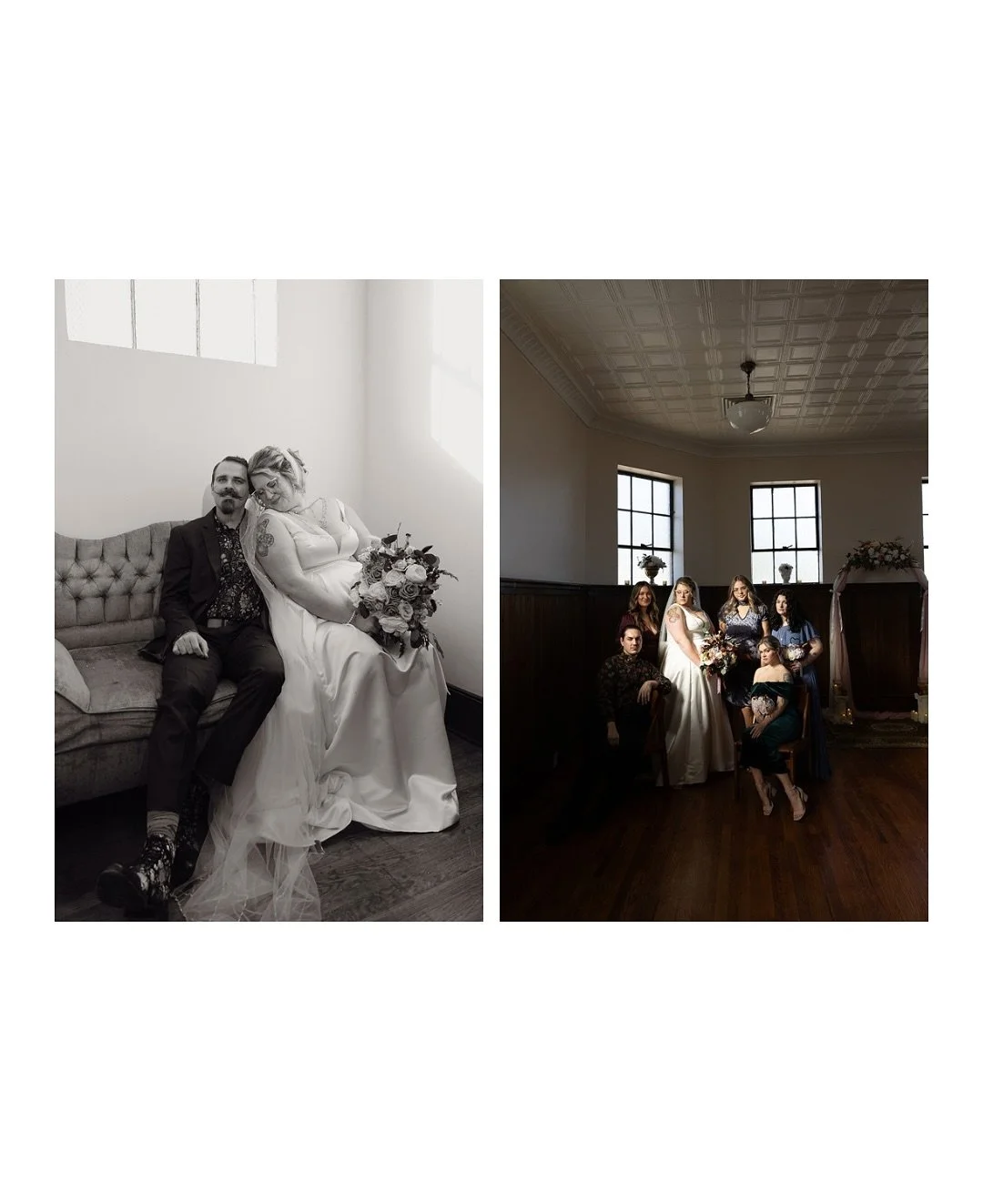 Elijah &amp; Caroline got married this Saturday at the coolest mid century modern coffee shop with their closest family &amp; friends. Pre-wedding we probably hung out for a total of over 8 hours in meetings, creative direction text threads, and visu