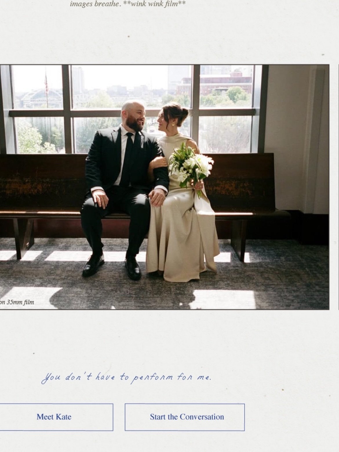 A few screenshots from a wedding photographer @showit website I&rsquo;m currently in the midst of designing. Not only is this website going to be a pinnacle example of their unreleased new visual brand identity, but it&rsquo;s also a call to curated 