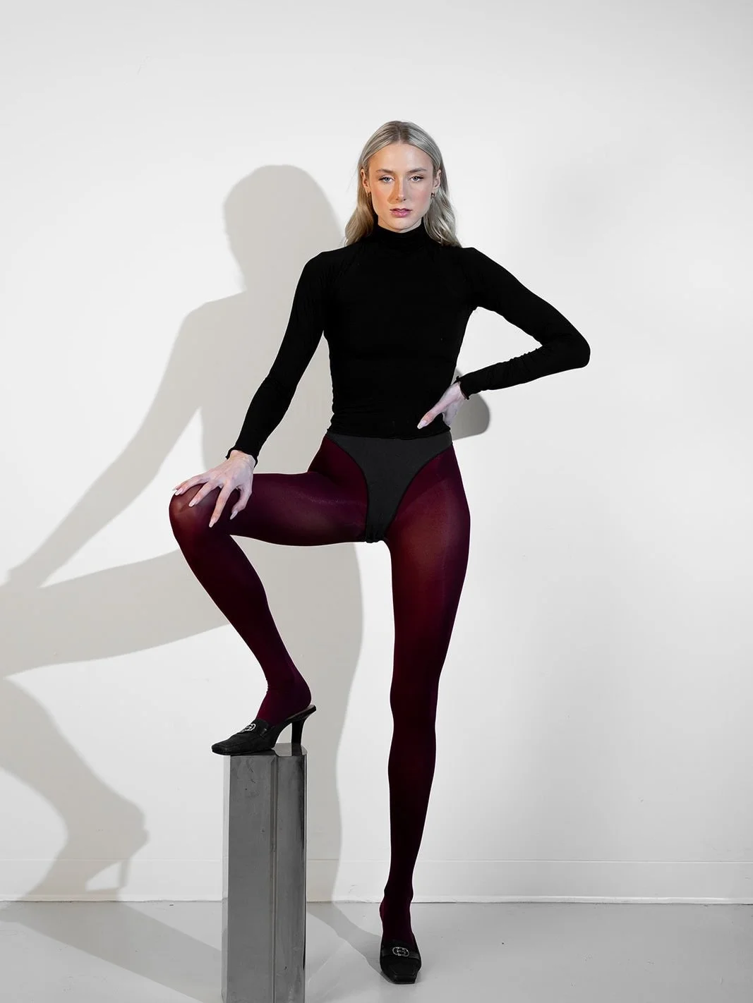 NYFW FW26 with @savjersey from @fentonmodels shot on digital by @annakatherine.creative in Midtown Manhattan.