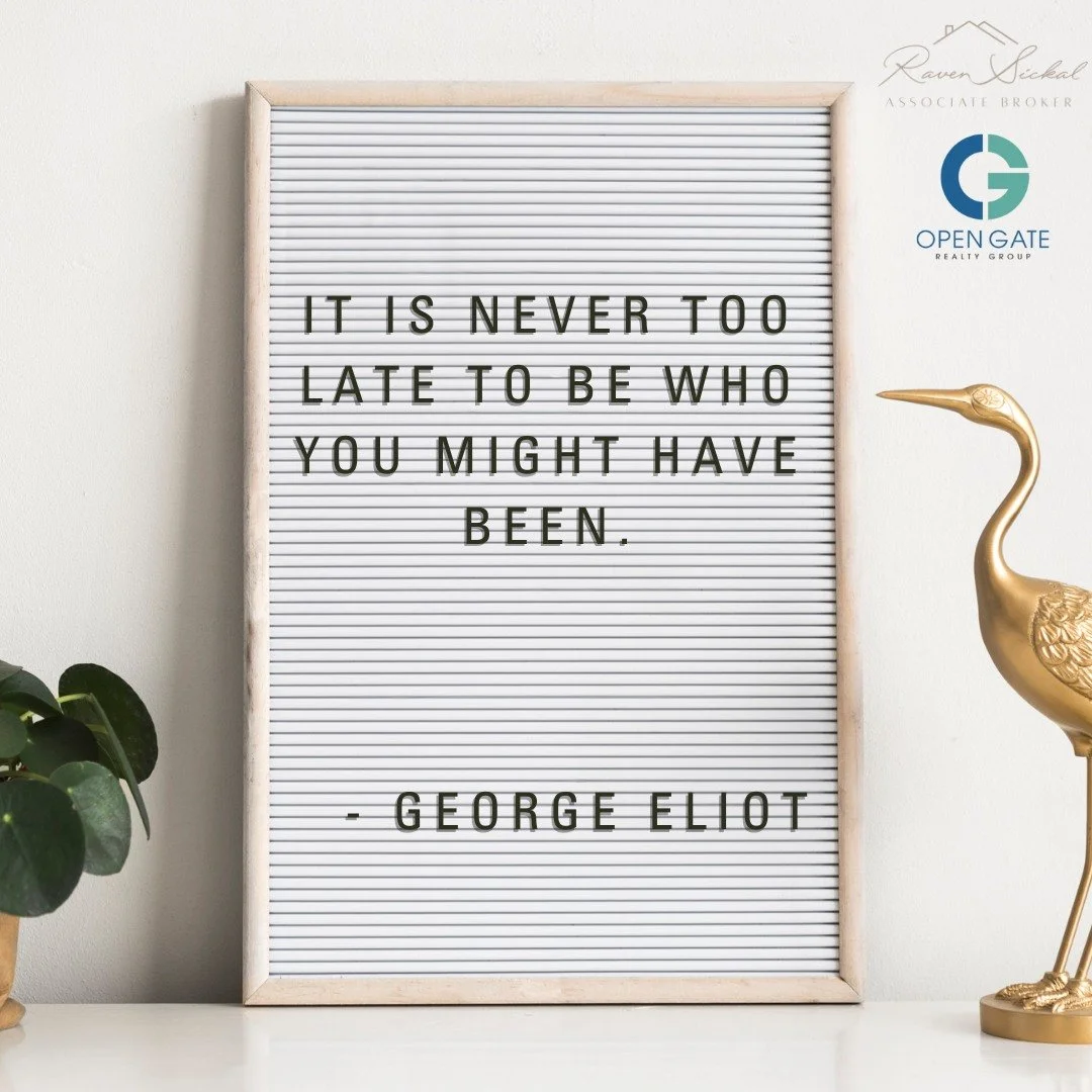 ✨ Monday Motivation ✨ A little reminder that there’s no expiration date on chasing your goals, making changes, or reinventing yourself. Whether it’s finding your dream home, starting a new chapter, or simply taking the first step - you&rs