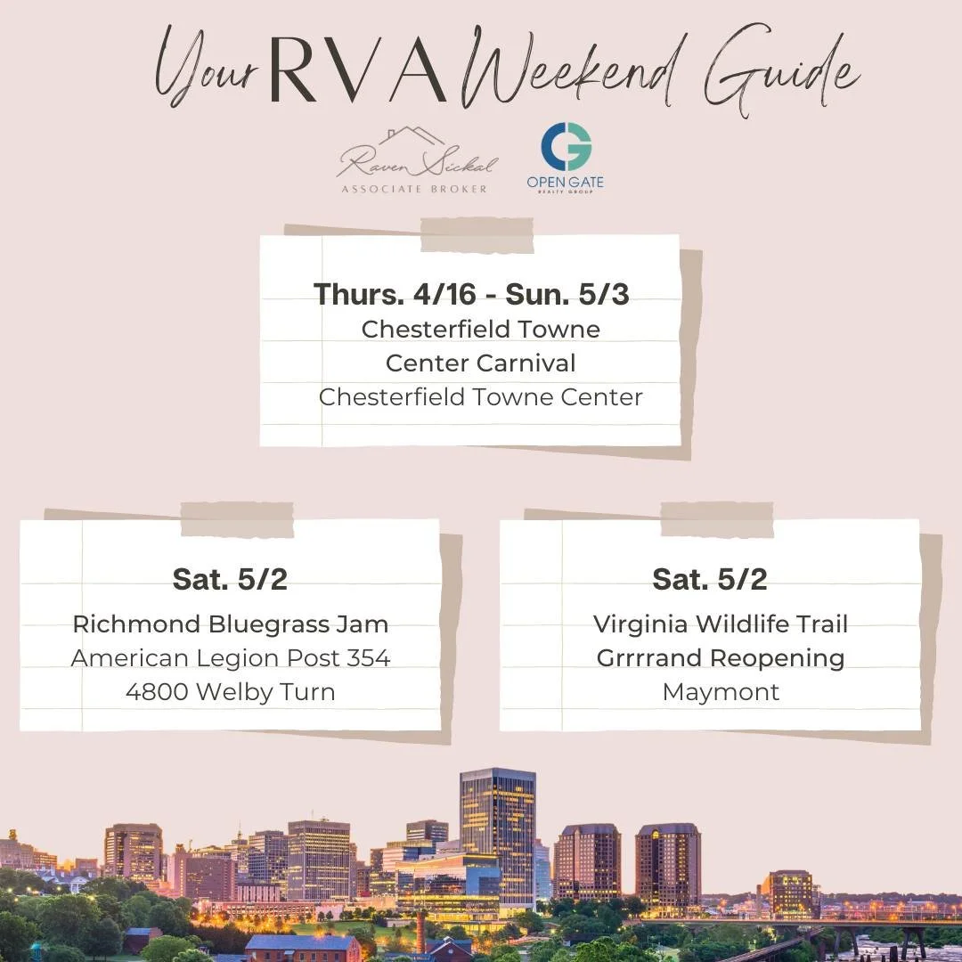 No plans? No problem.

RVA always has something going on, and this weekend is no exception. I pulled together a few things happening around the city - now you just have to decide where you&rsquo;re headed first.

Tag your weekend crew 👇

.
.
.
.
.
.