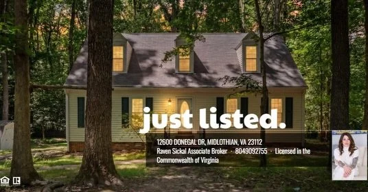 Just listed in Chesterfield 
📍12600 Donegal Drive 

✨convenient location with 🌳2 acres of privacy 🌟 renovated in 2022 ✨

🛌 3 bedrooms
🛀2 full baths
📐1836 sq ft

💫Great floor plan with flexible living spaces that have endless possibilities. The