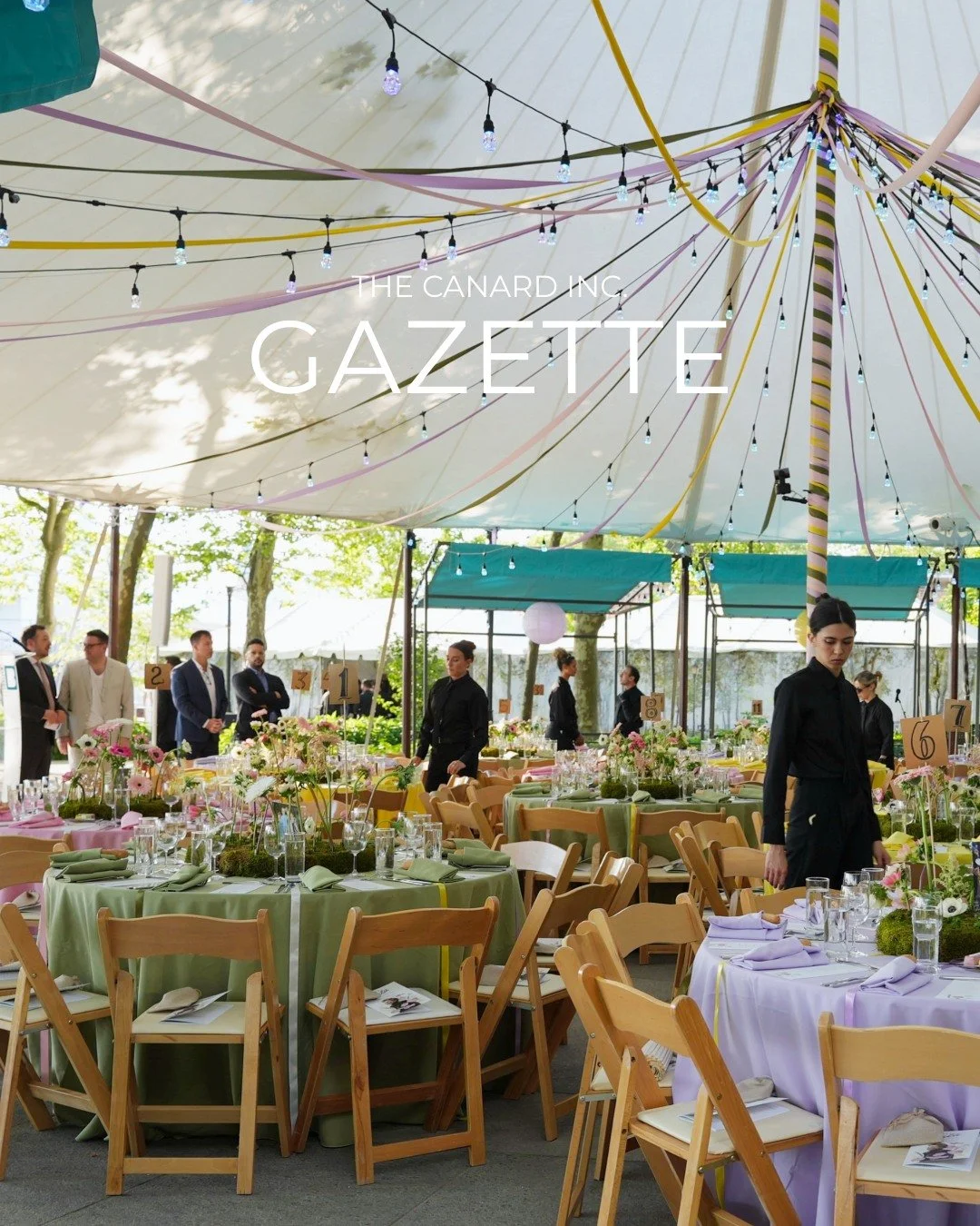 Summer moved us around more than usual this year. String lights in Battery Park, gold ceilings at Bethesda Terrace, a superyacht at Pier 59. The backdrop changed, but the same hands set every table. 

#newyorksummer #canardinc #centralpark #chelseapi