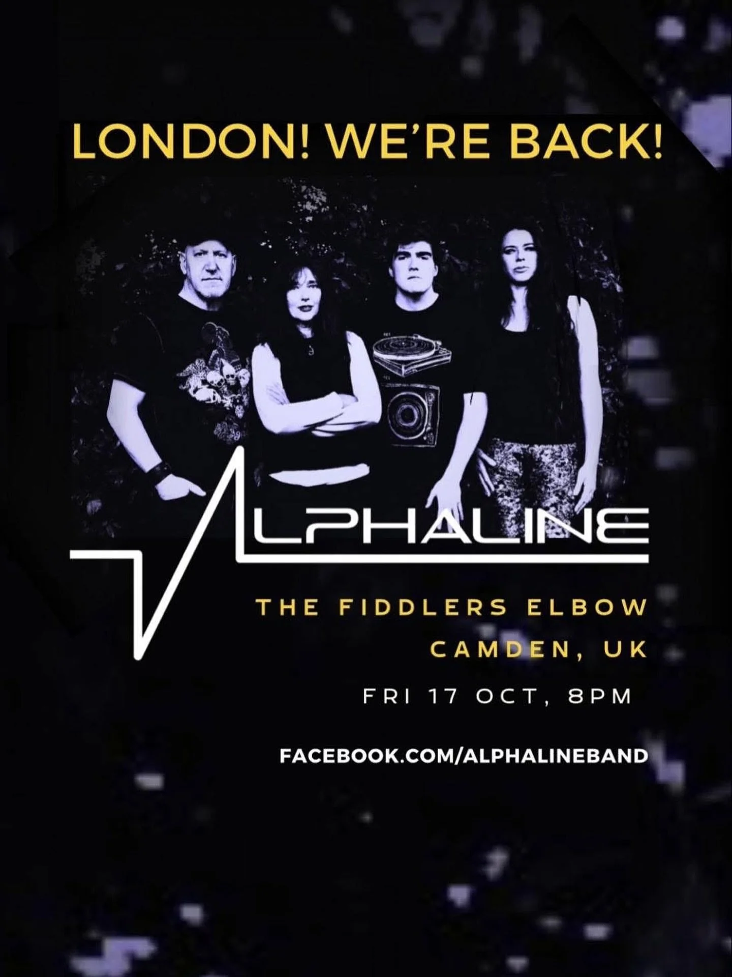 πΈ LONDON – WE’RE BACK! π₯
TONIGHT – Friday 17th October
AlphaLine live at The Fiddler’s Elbow, Camden π€π₯
π
 Date: Friday 17th October
π Doors: 7:00pm+
π Venue: The Fiddler’s Elbow, 1 Malden Rd, Camden, NW5 3HS
ποΈ