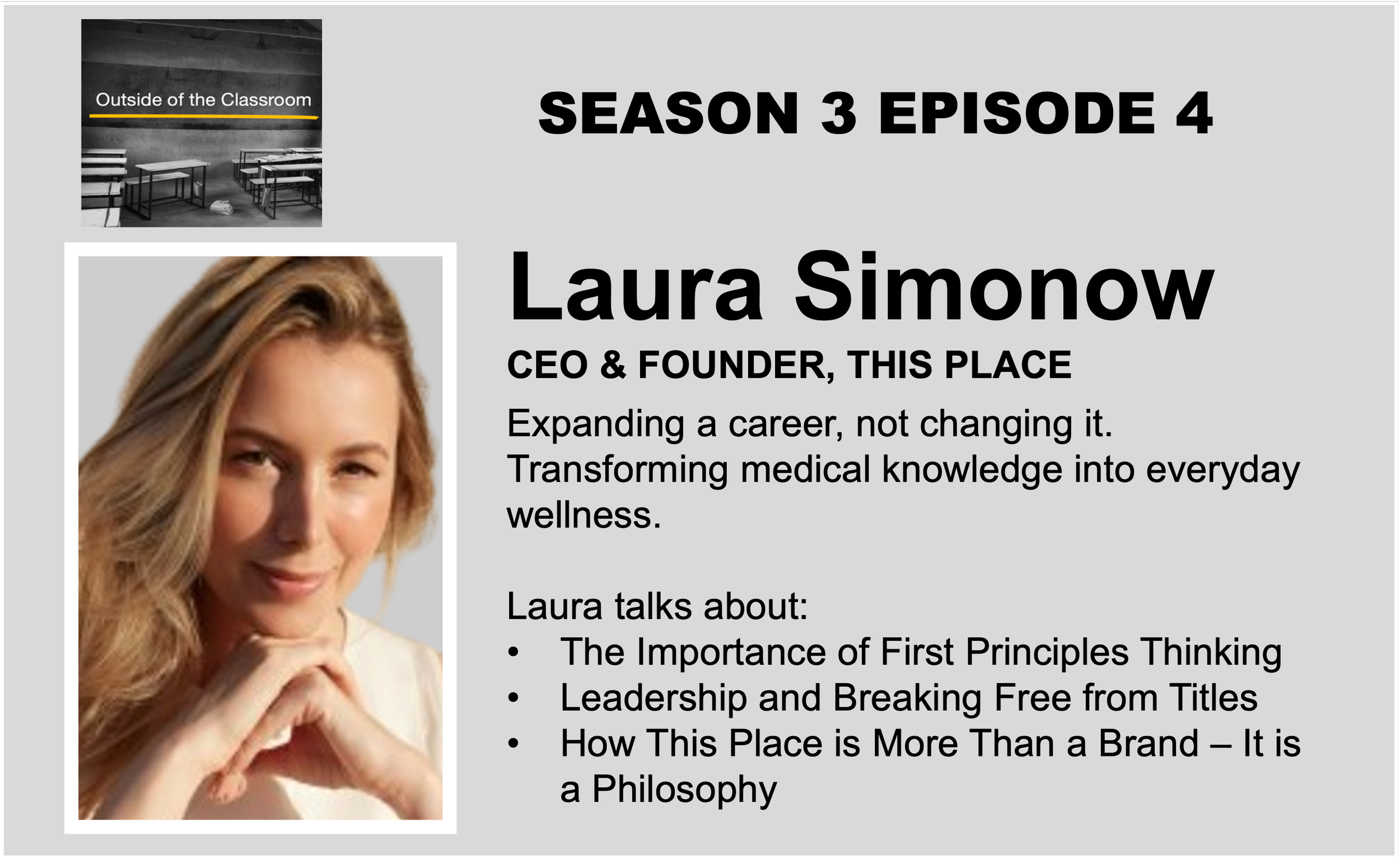 Laura Simonow: How Making an Impact Leads You from Medicine to Entrepreneurship