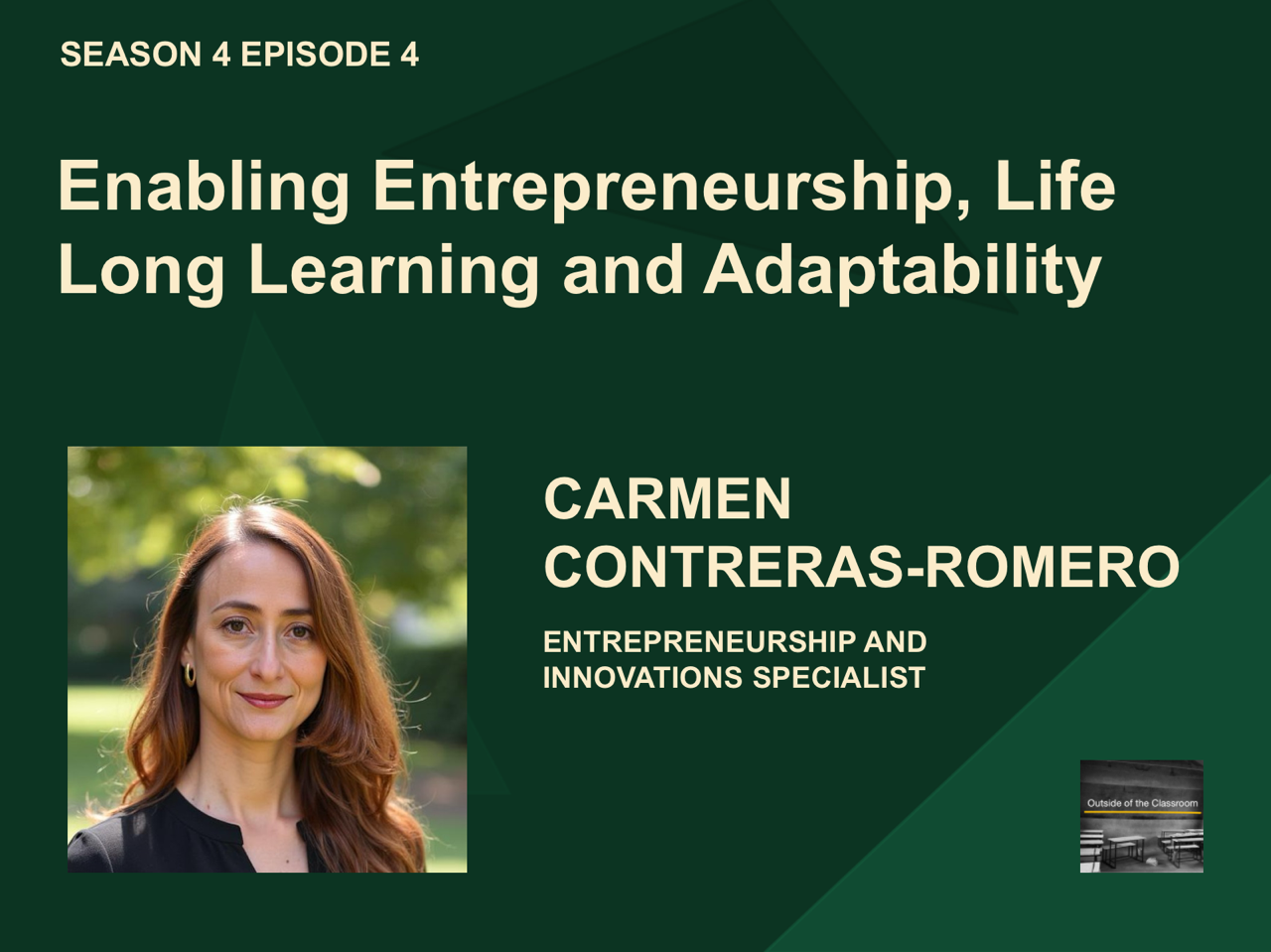 Carmen Contreras-Romero: Enabling Entrepreneurship, Life Long Learning and Adaptability