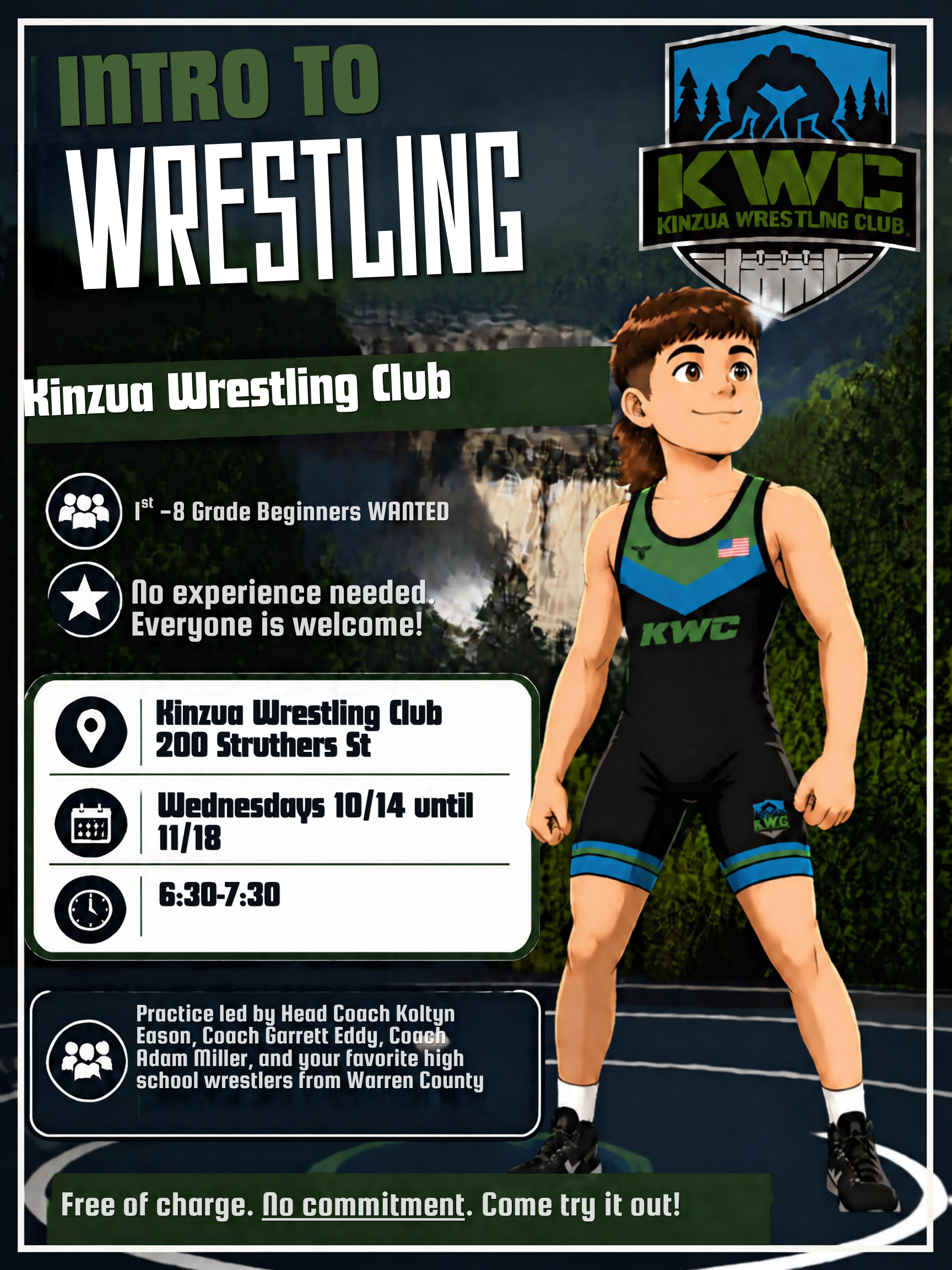 Intro to Wrestling: 1st-8th Grades