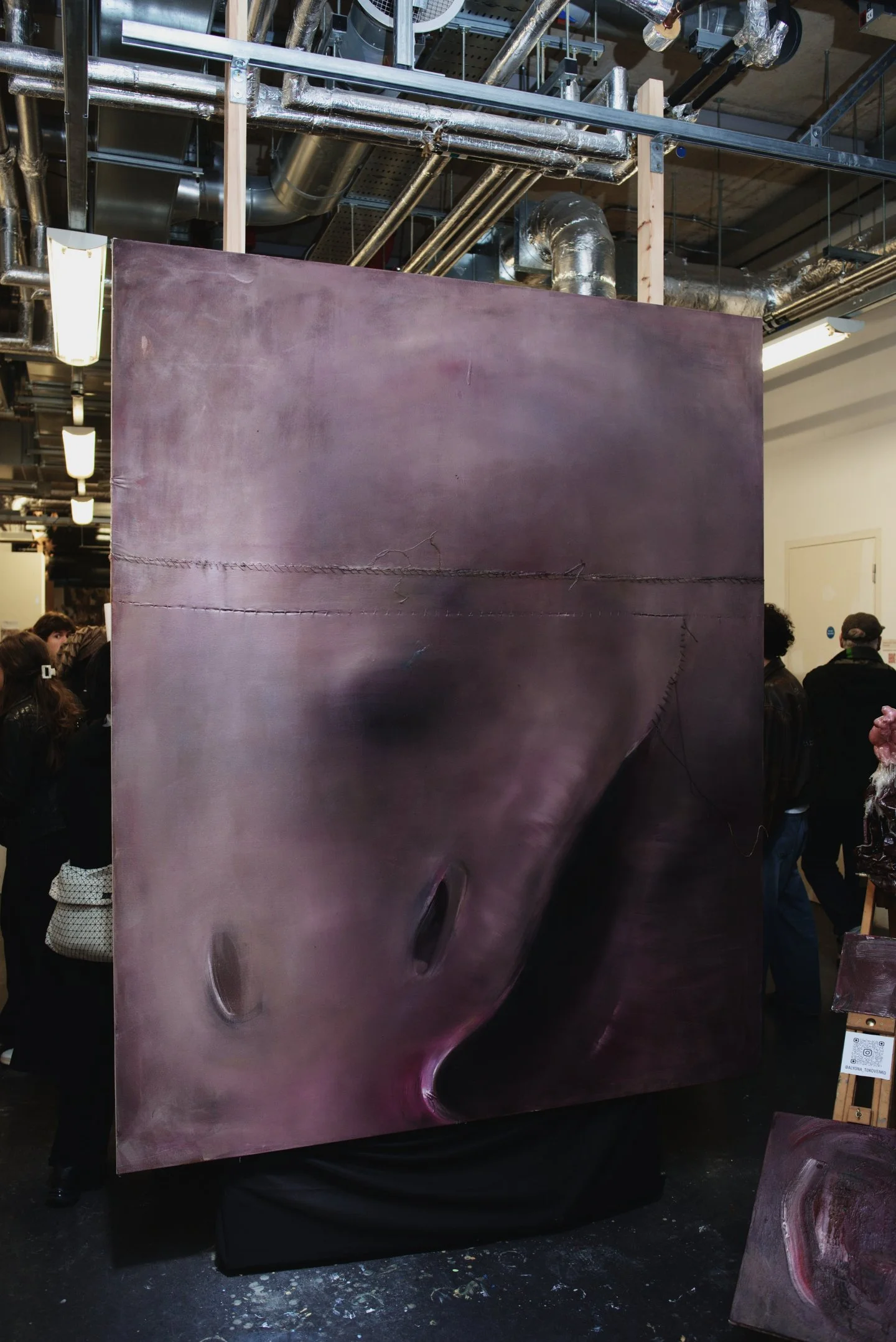 Alyona's Sloth face at CSM Open Studio, dec'25