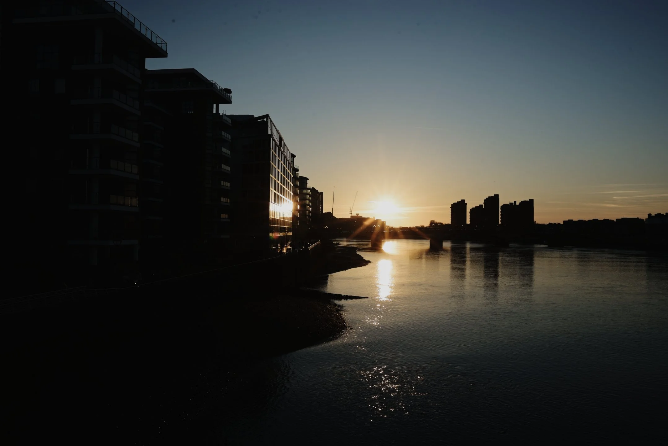 Sunset from the Albert Bridge