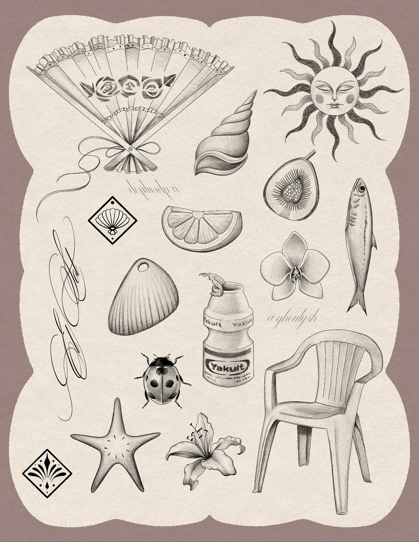 Here&rsquo;s some of my repeatable flash from Flash day @thornandthistletattoo :) the turn out was awesome and I&rsquo;m so thankful to everyone who came! I&rsquo;ll never stop being grateful that this is my job. That people trust me with their skin,