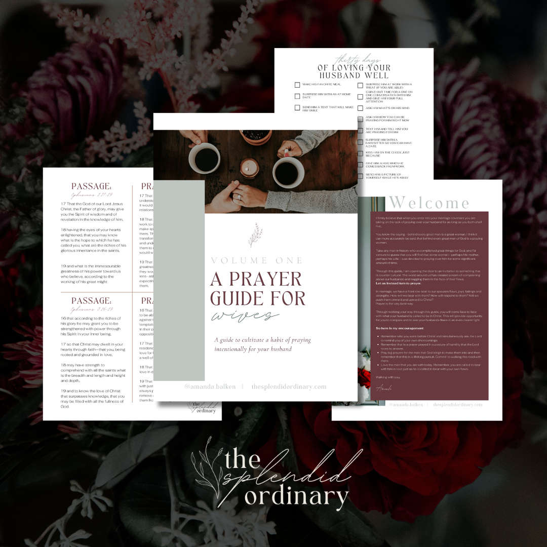 Prayer Guide for Wives: Volume One