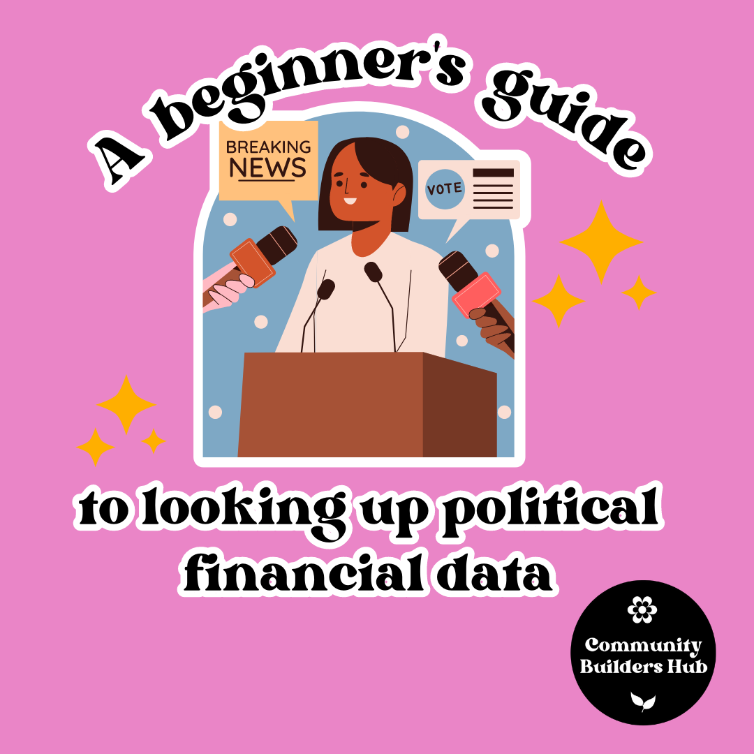 A beginner's guide to looking up political financial data