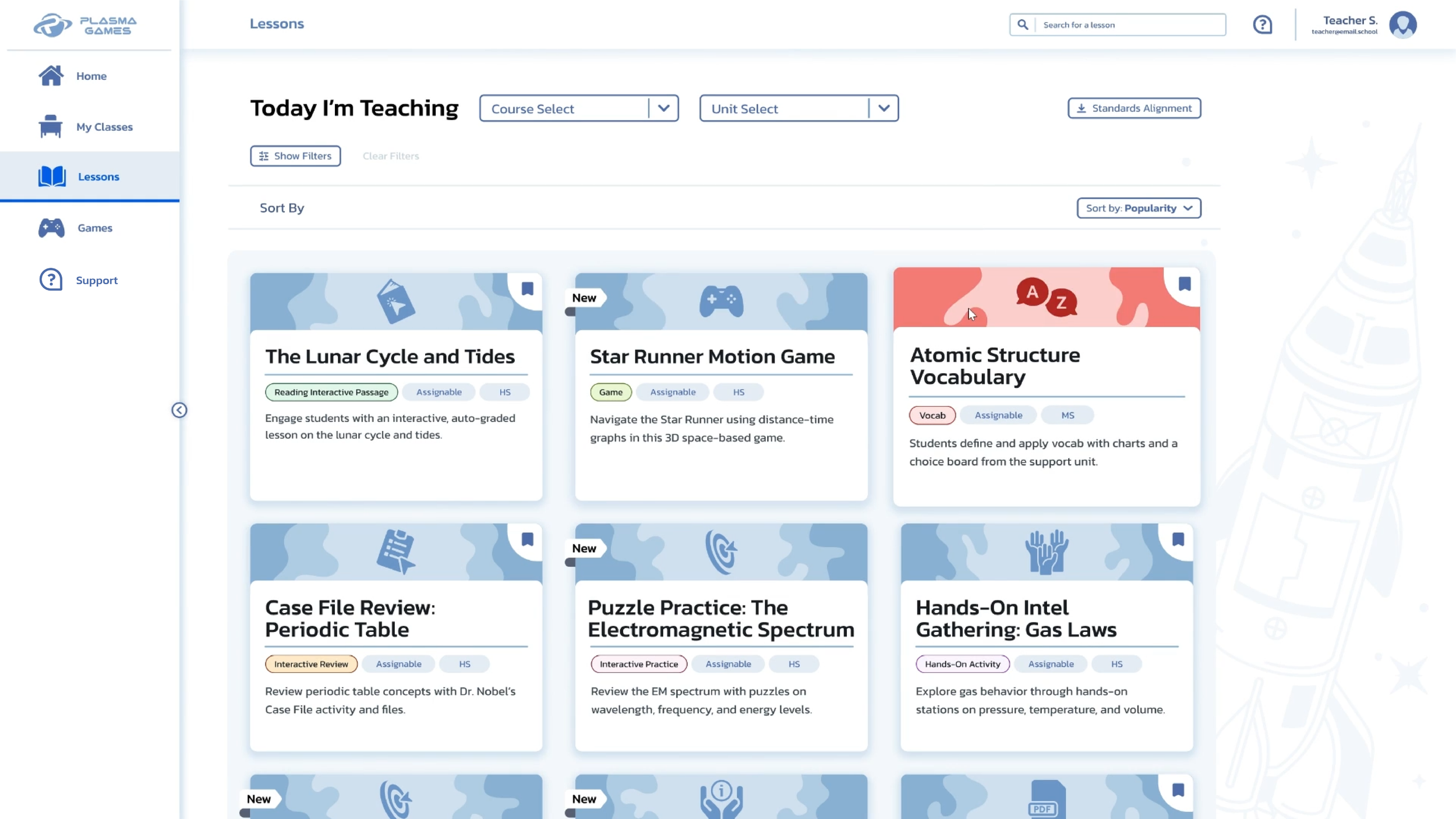 Lesson Catalog