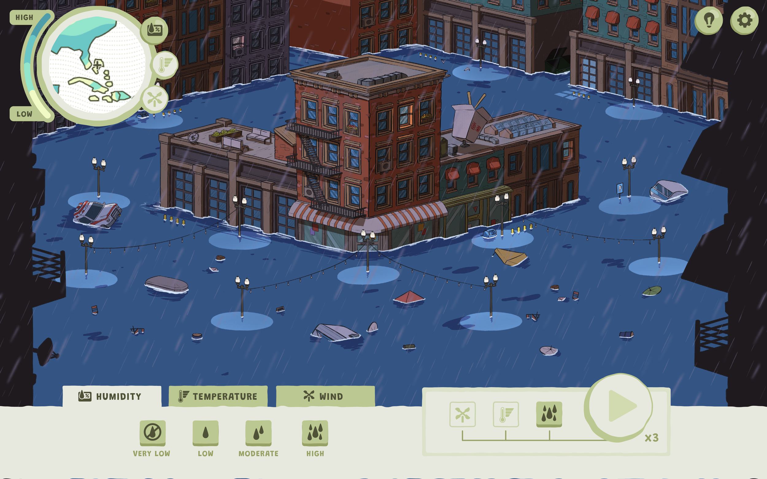 City Level (Flooded) Concept Art